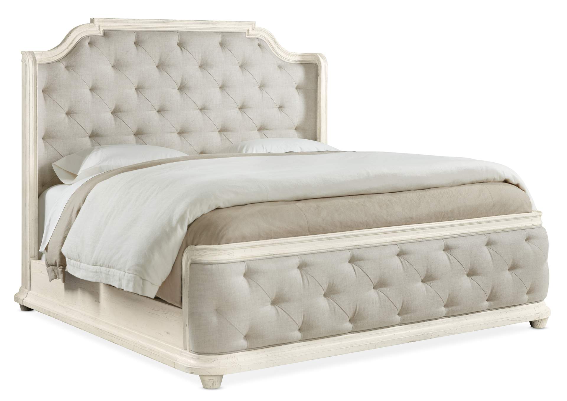 Traditions California King Uph Panel Bed,Hooker Furniture