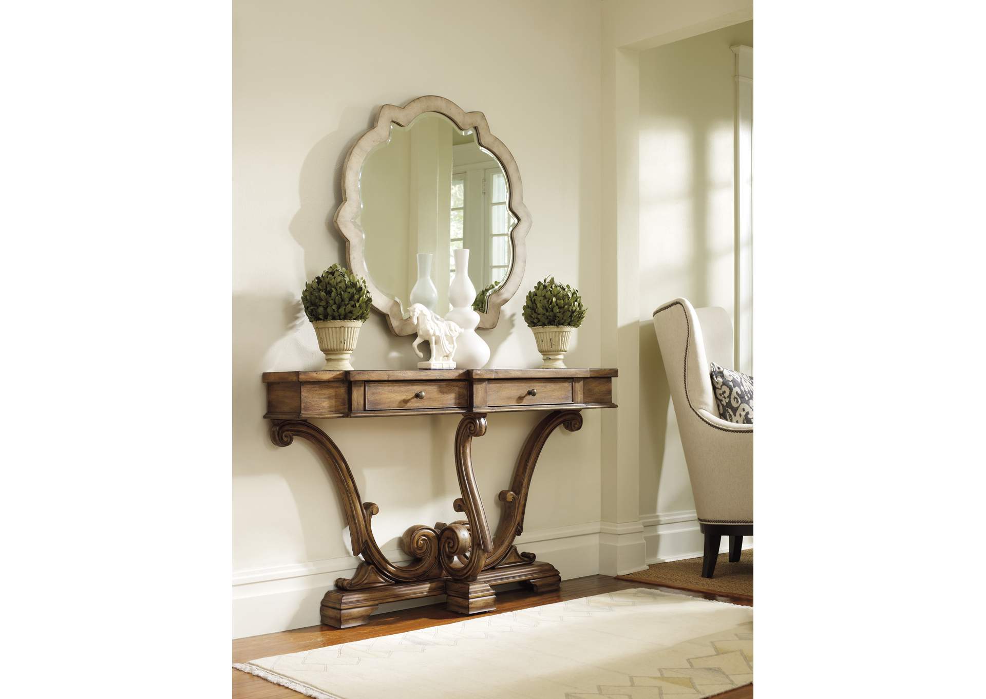 Sanctuary Thin Console-Amber Sands,Hooker Furniture