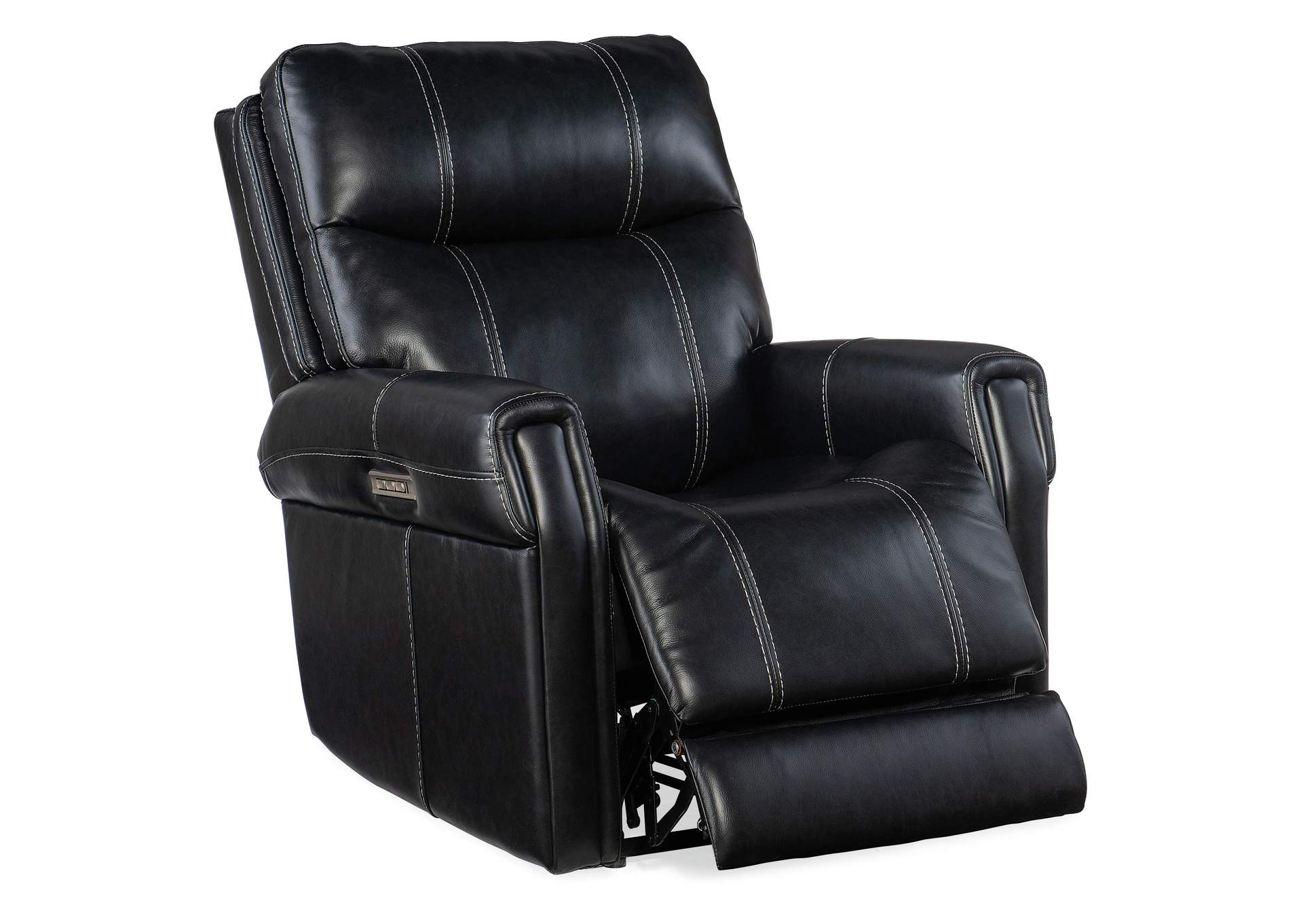 Carroll Power Recliner With Power Headrest and Lumbar,Hooker Furniture