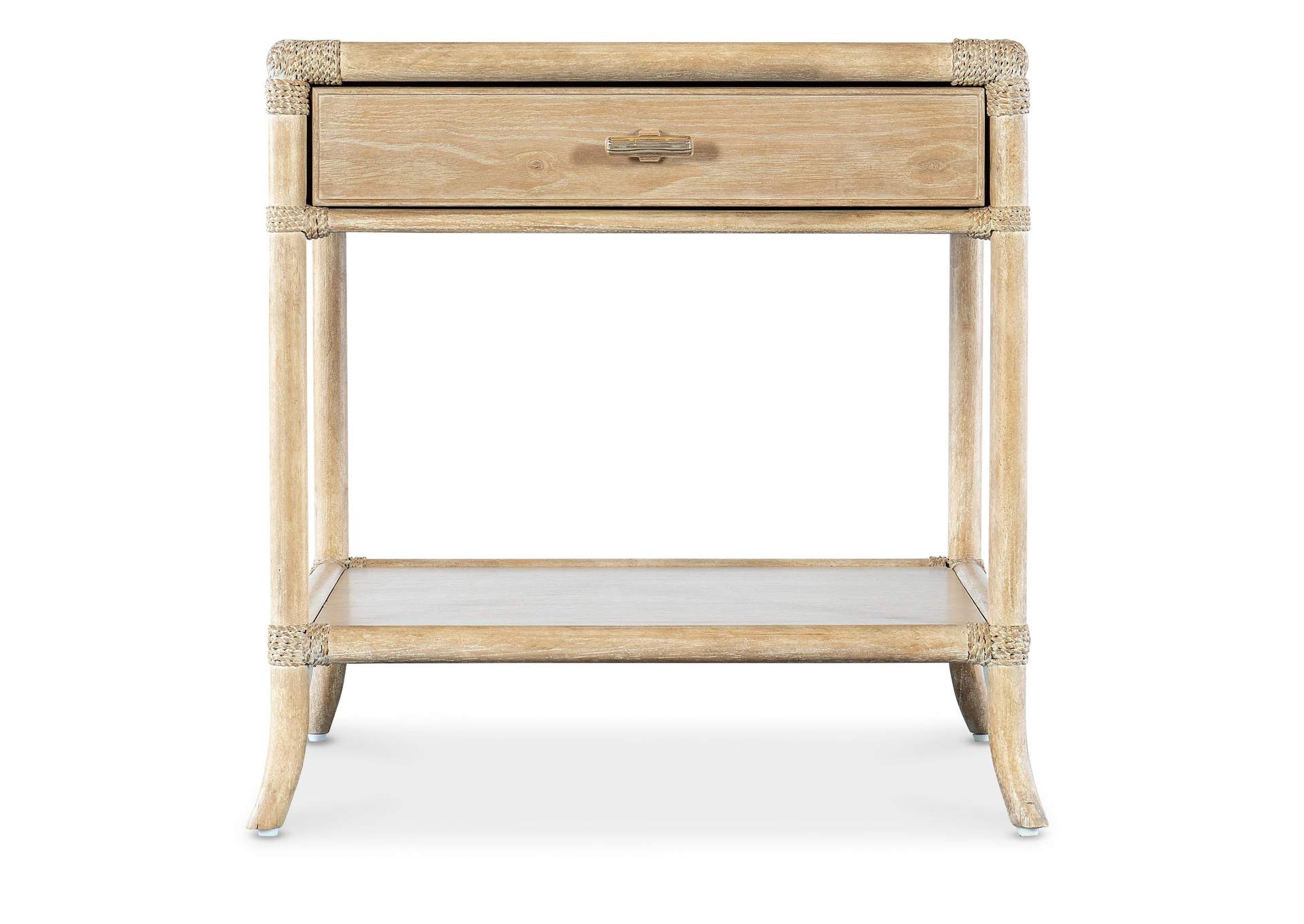 Retreat Pole Rattan End Table,Hooker Furniture