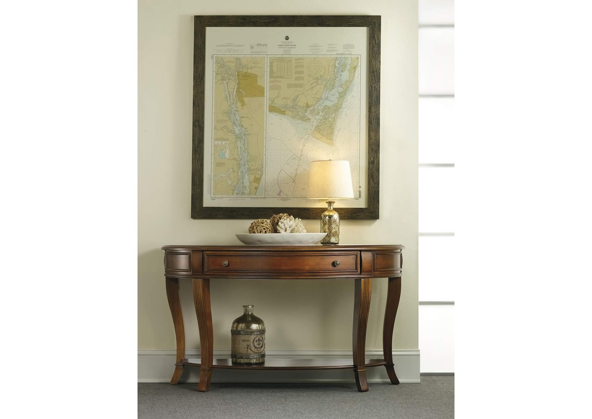 Brookhaven Console Table,Hooker Furniture