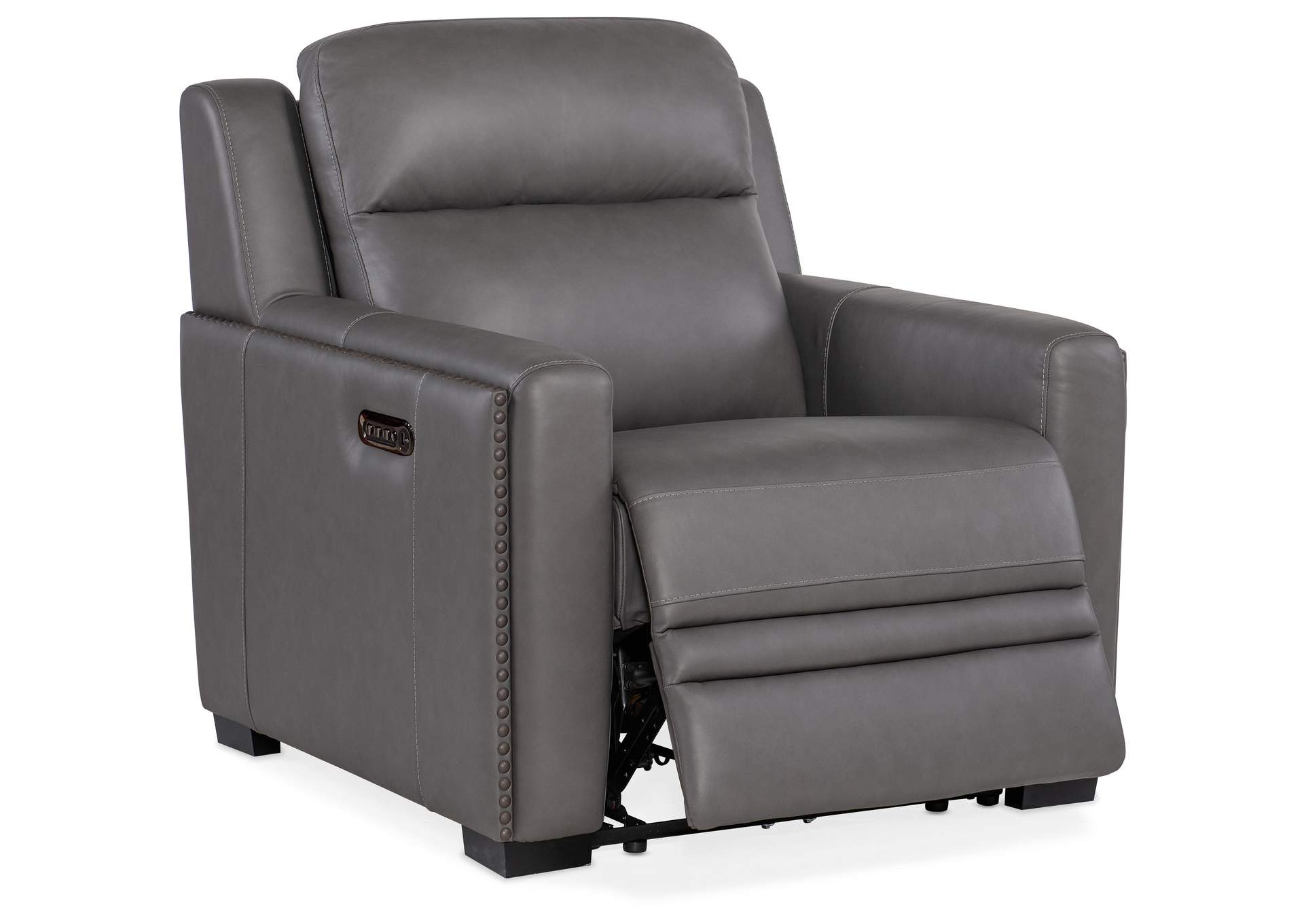 Mckinley Power Recliner With Power Headrest & Lumbar,Hooker Furniture