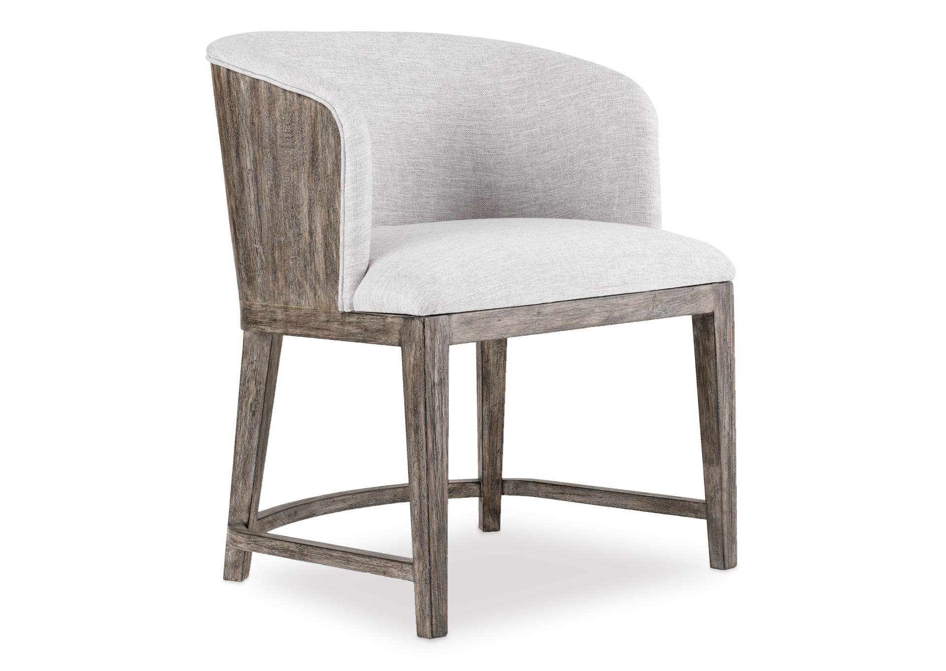 Curata Upholstered Chair w/wood back,Hooker Furniture
