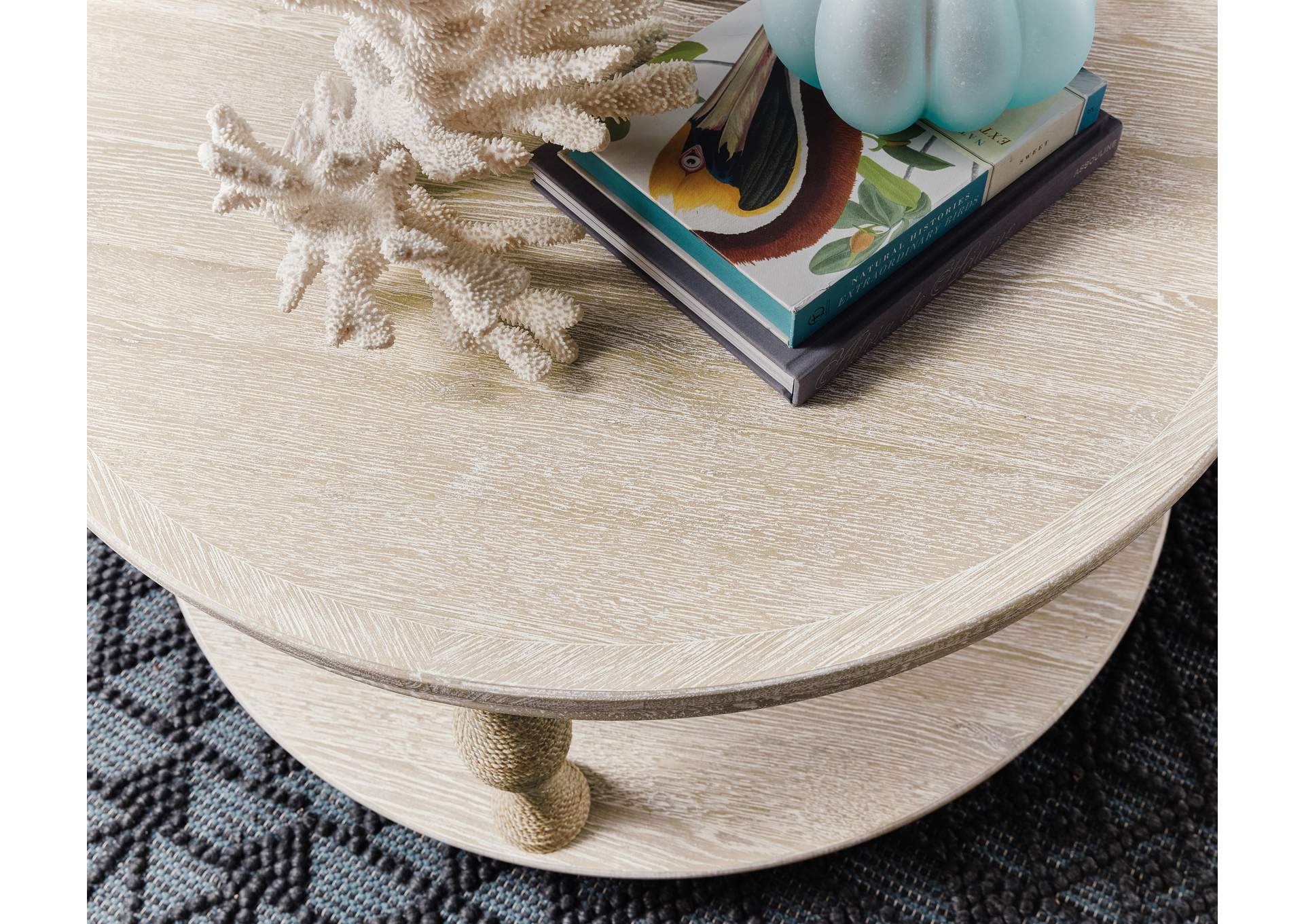 Serenity Bahari Round Cocktail Table,Hooker Furniture