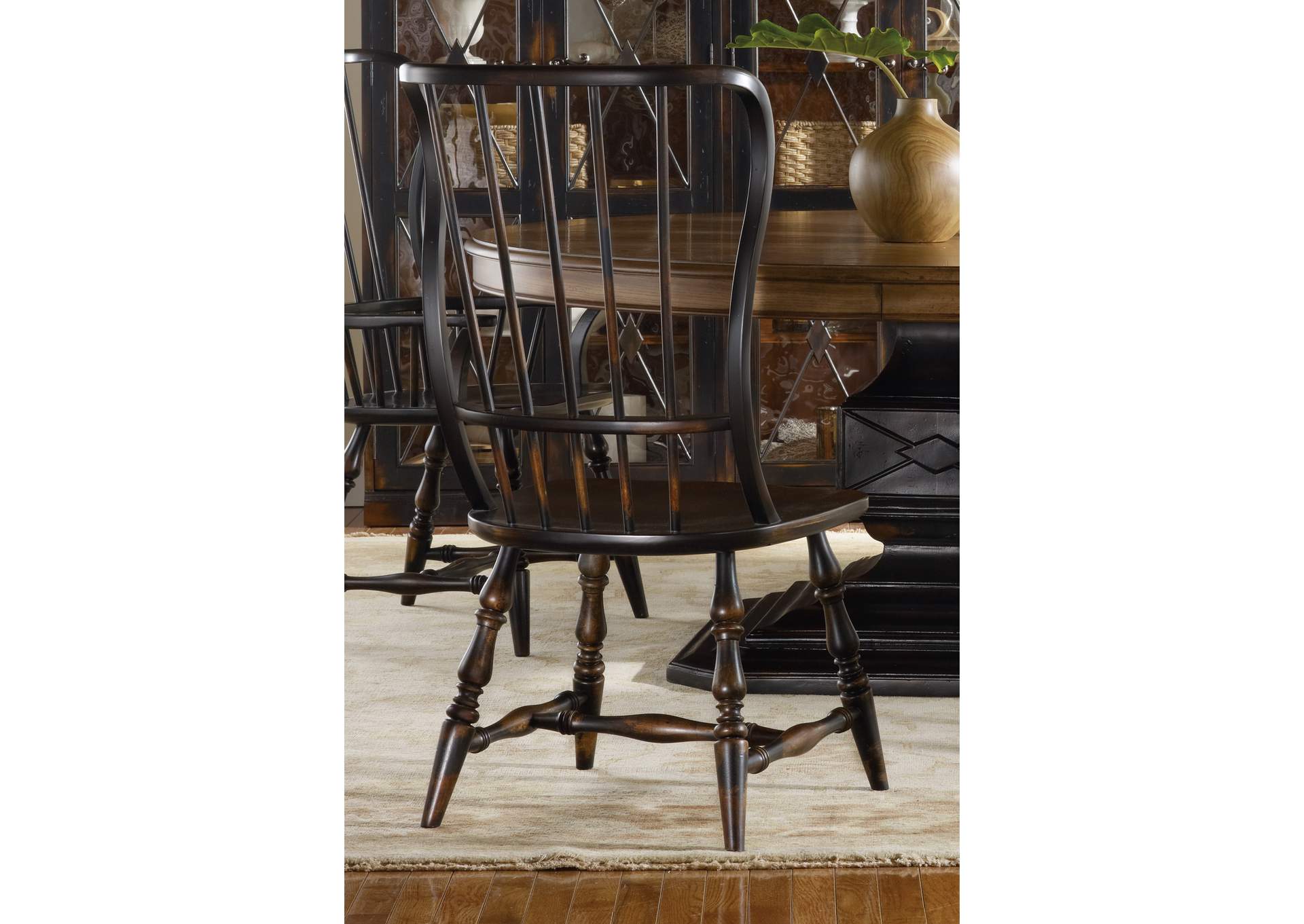 Sanctuary Spindle Side Chair - 2 Per Carton - Price Ea,Hooker Furniture