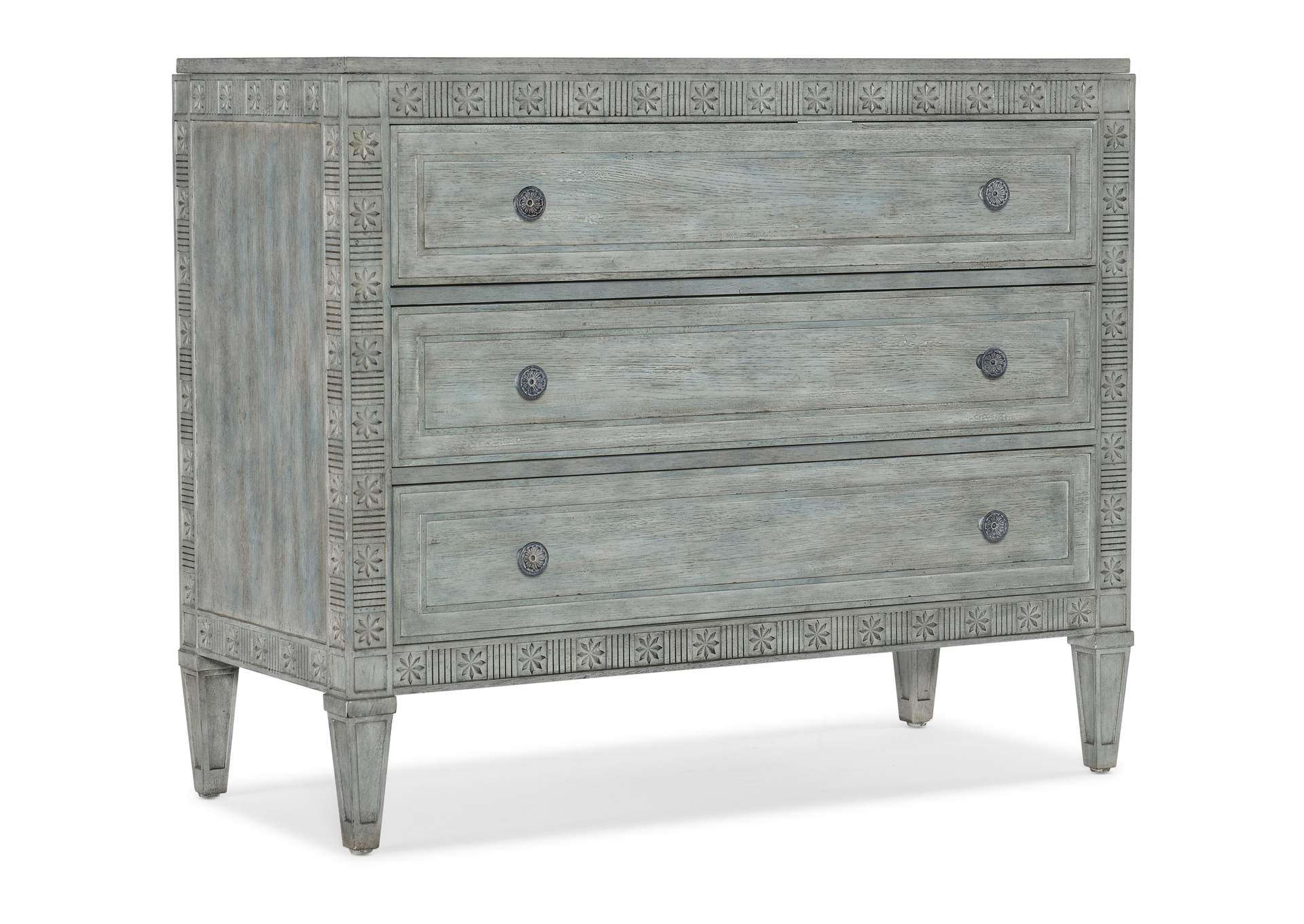 Charleston Three - Drawer Chest,Hooker Furniture