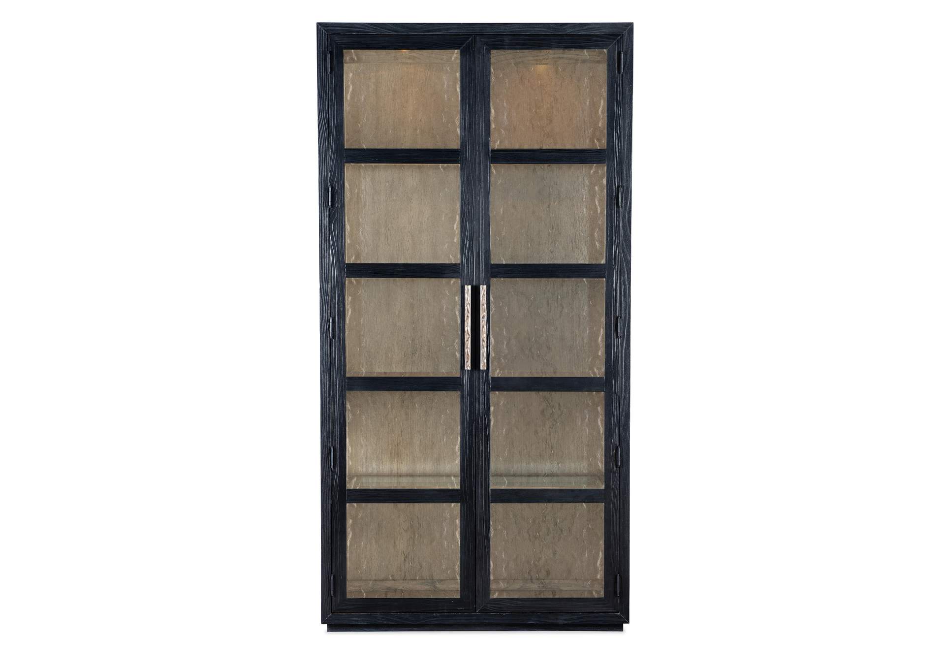 Linville Falls Shou Sugi Ban Curio Cabinet,Hooker Furniture