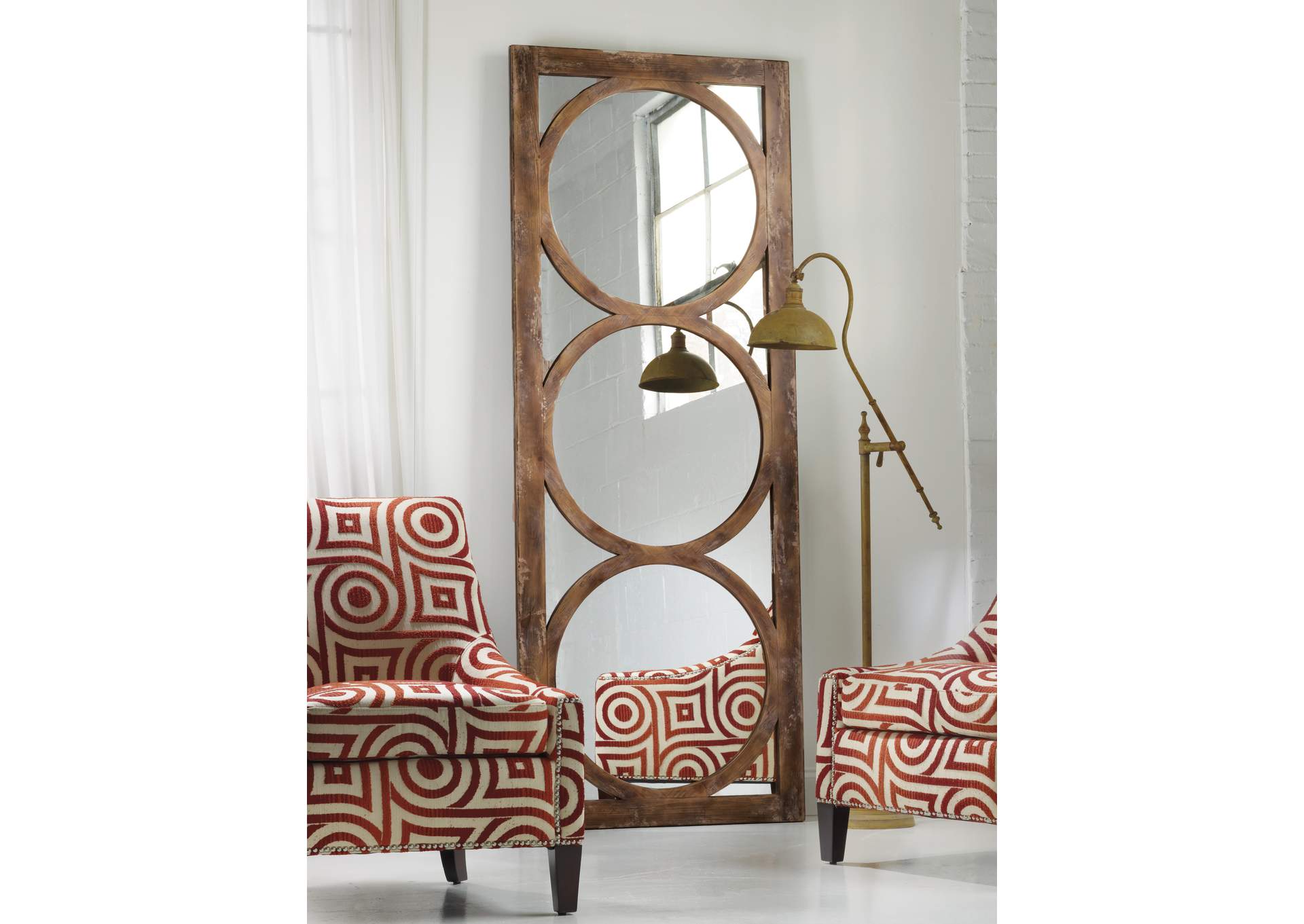 Melange Encircle Floor Mirror,Hooker Furniture