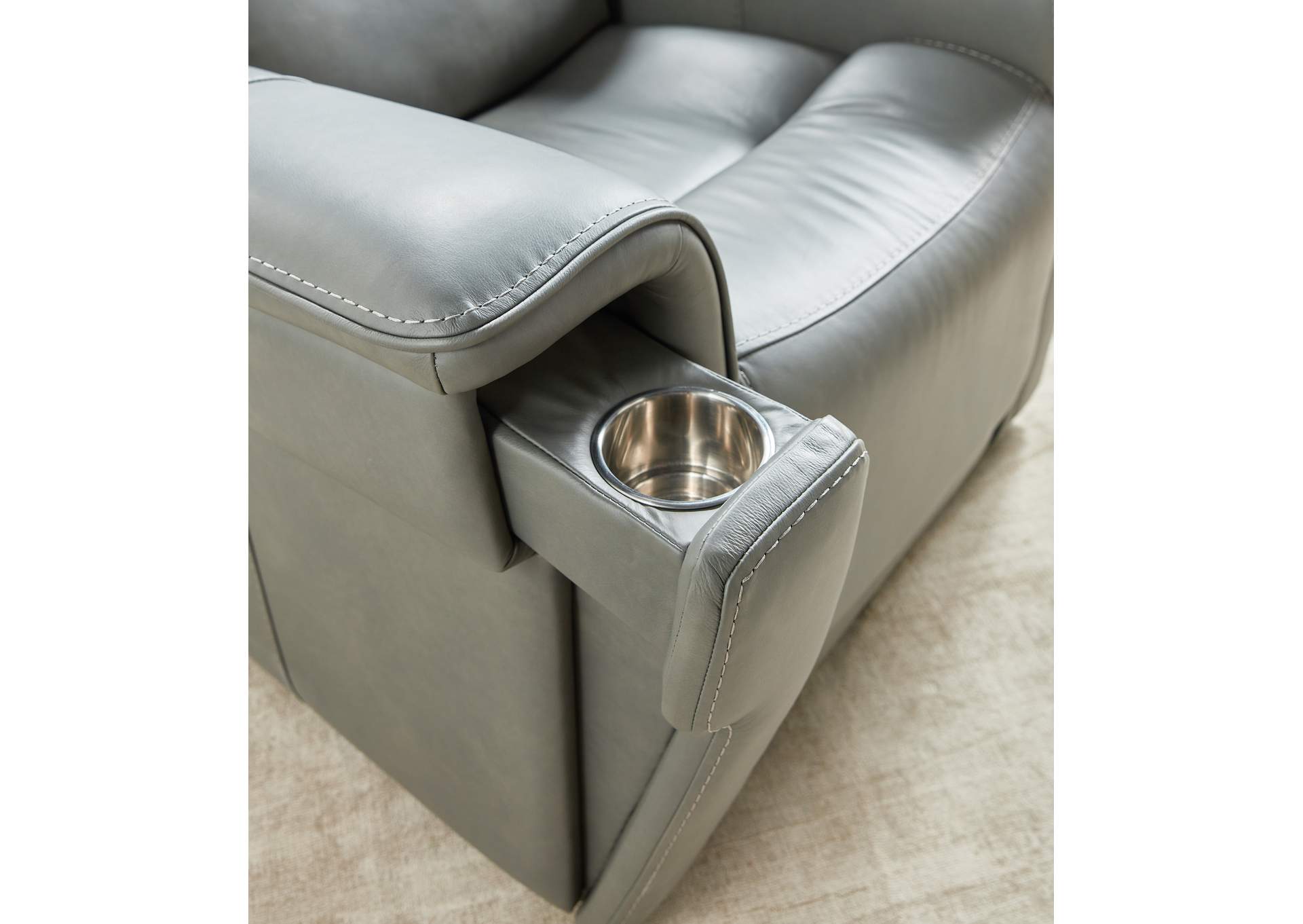 Lyra Zero Gravity Power Recliner With Power Headrest,Hooker Furniture