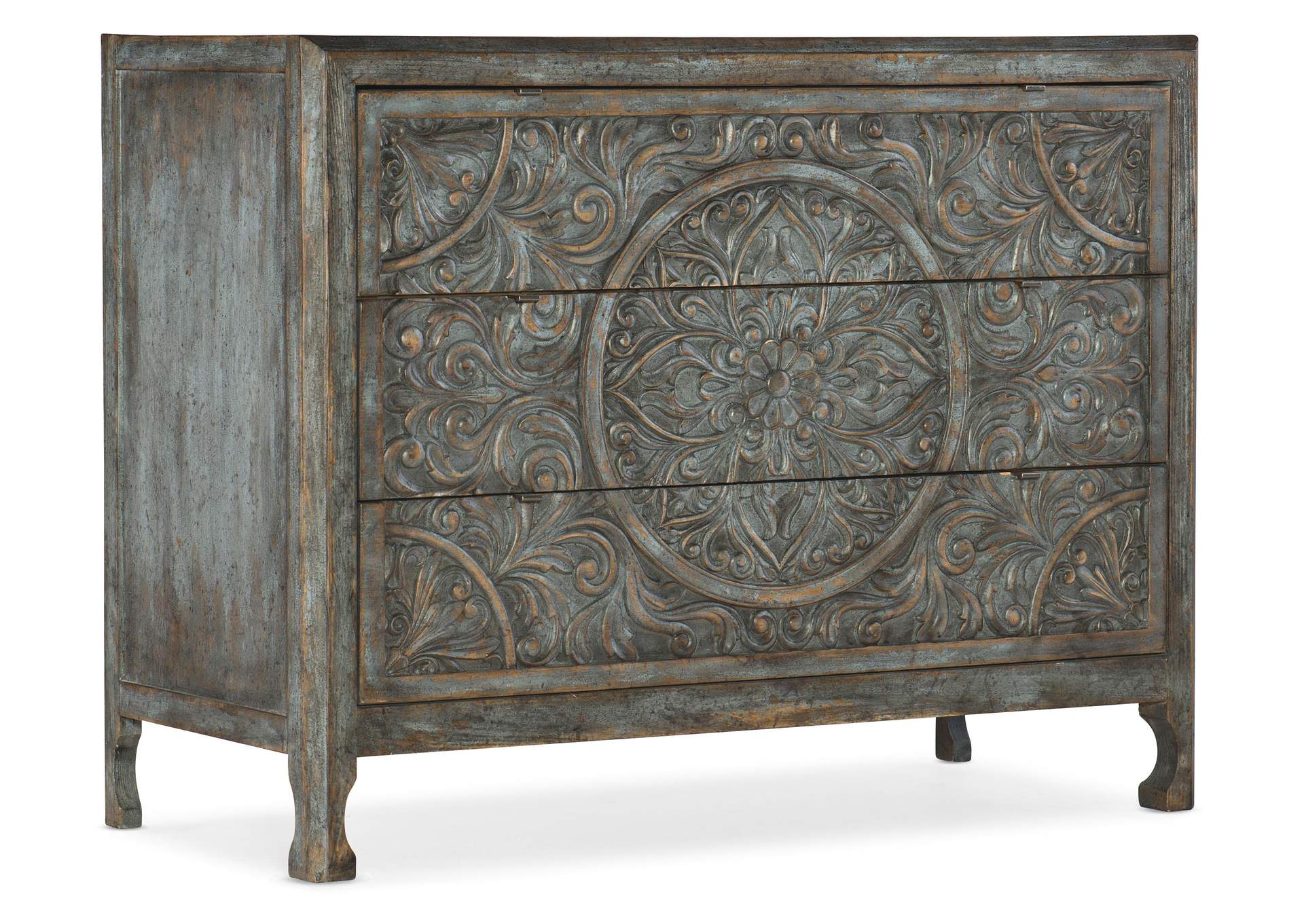 La Grange Lockhart Three - Drawer Accent Chest,Hooker Furniture