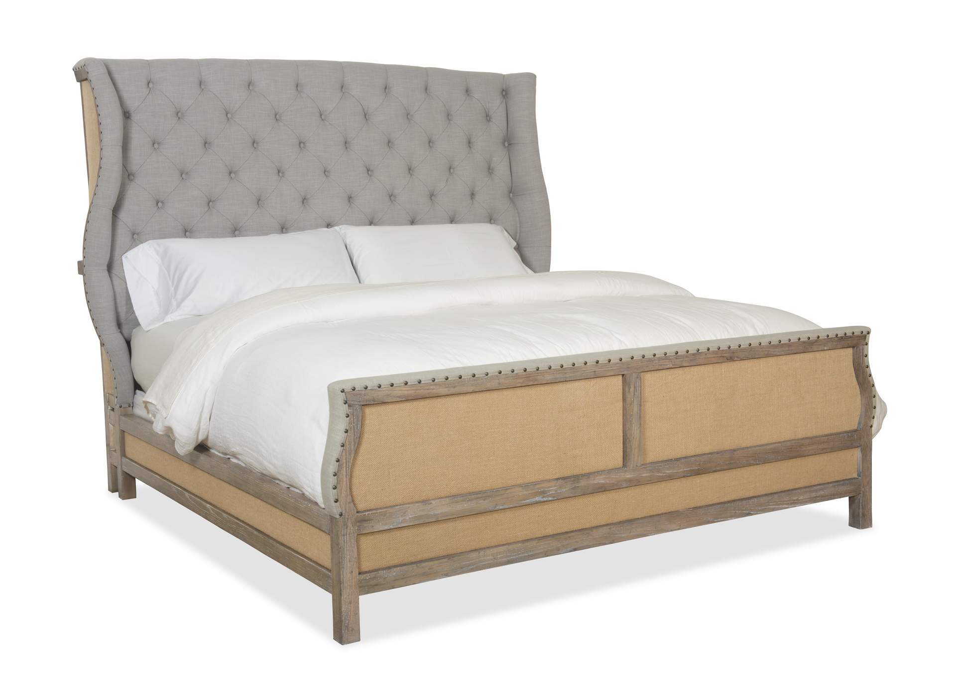 Boheme Bon Vivant De - Constructed King Upholstery Bed,Hooker Furniture