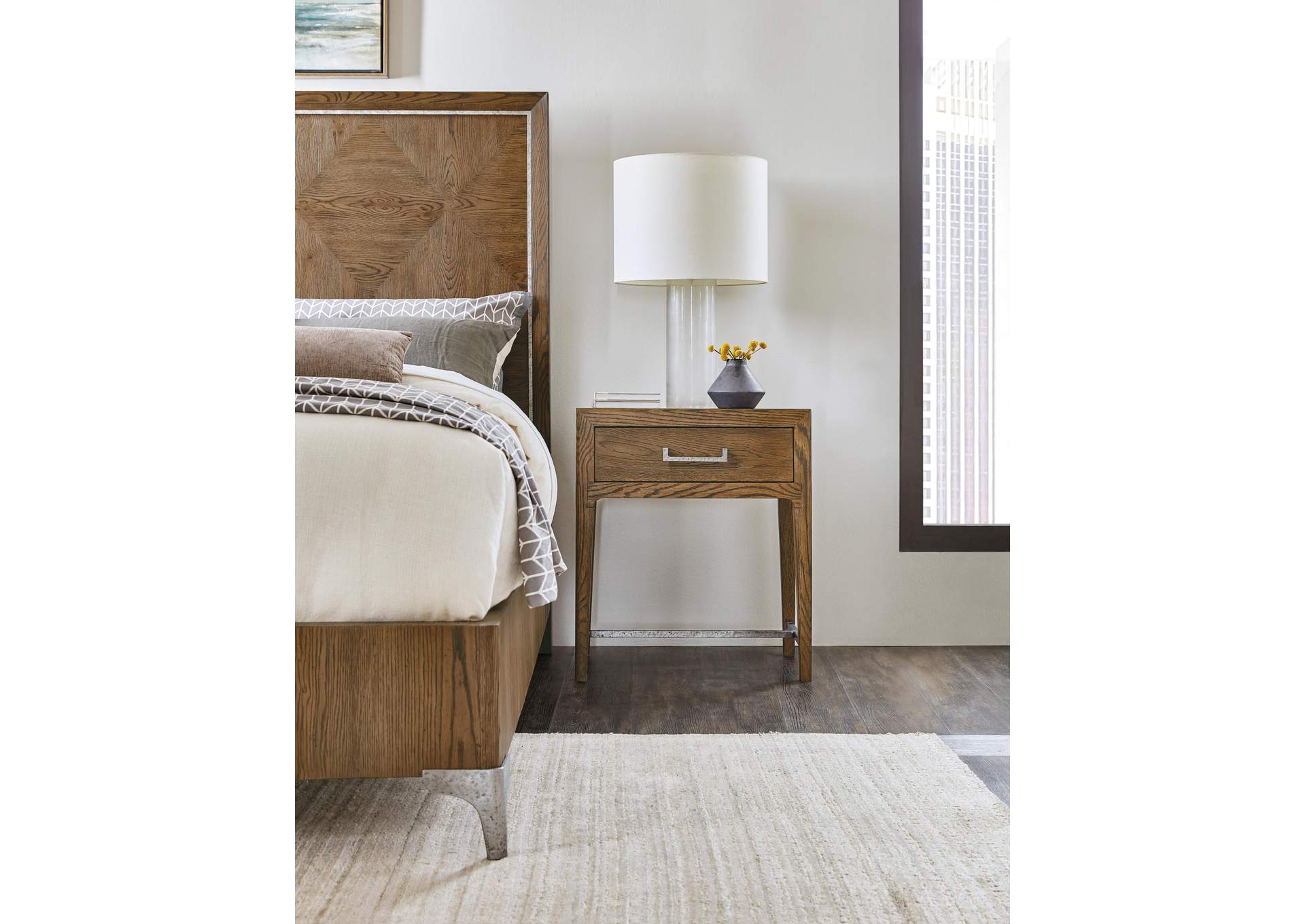 Chapman Leg Nightstand,Hooker Furniture