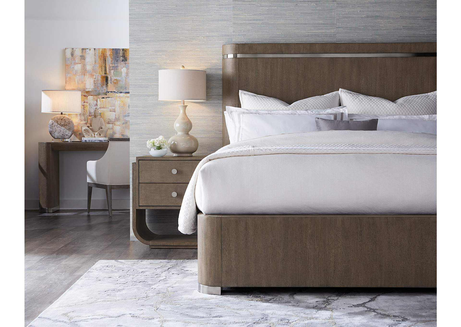 Modern Mood Queen Panel Bed,Hooker Furniture