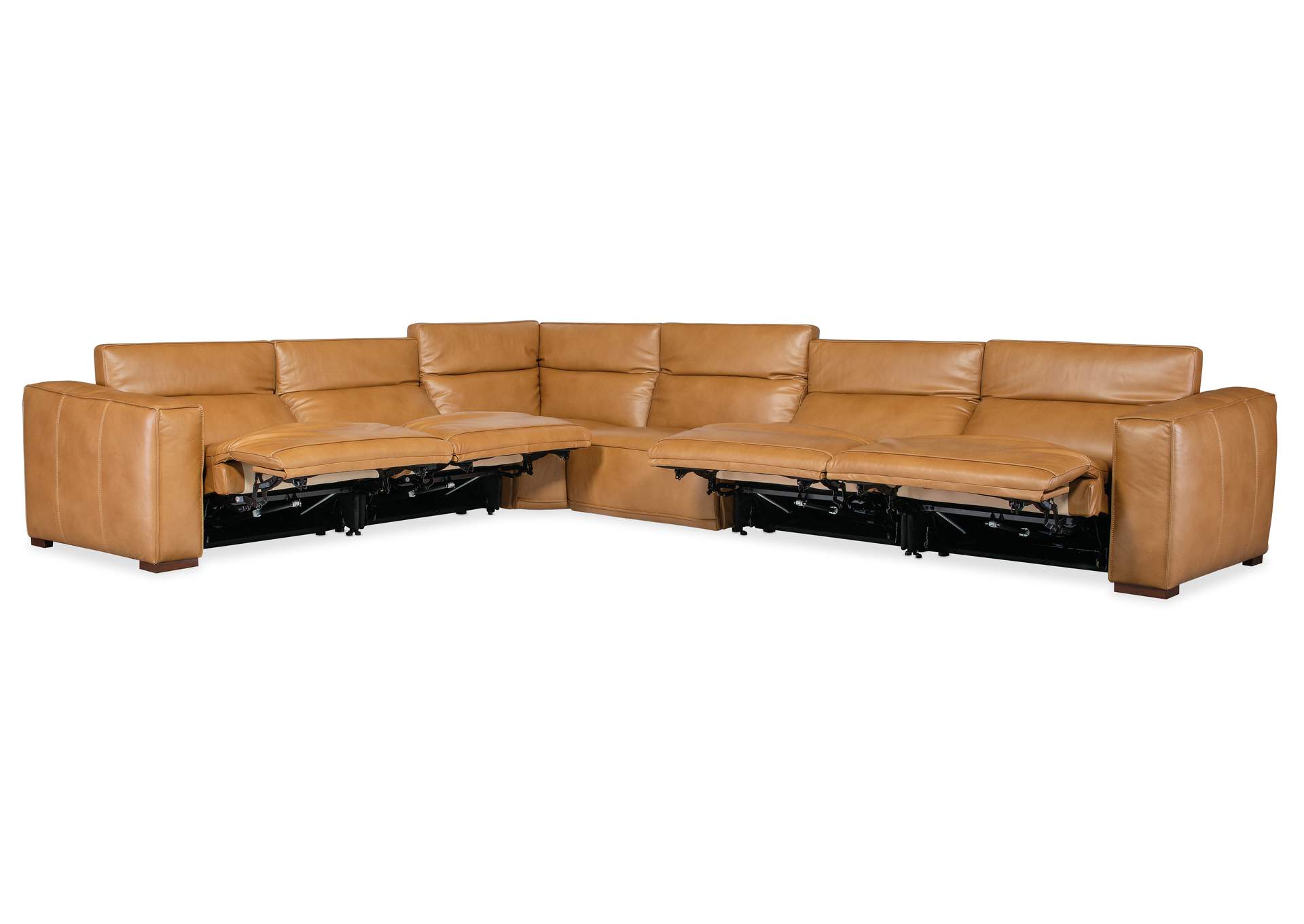 Fresco 6 Seat Sectional 4 - Pwr,Hooker Furniture