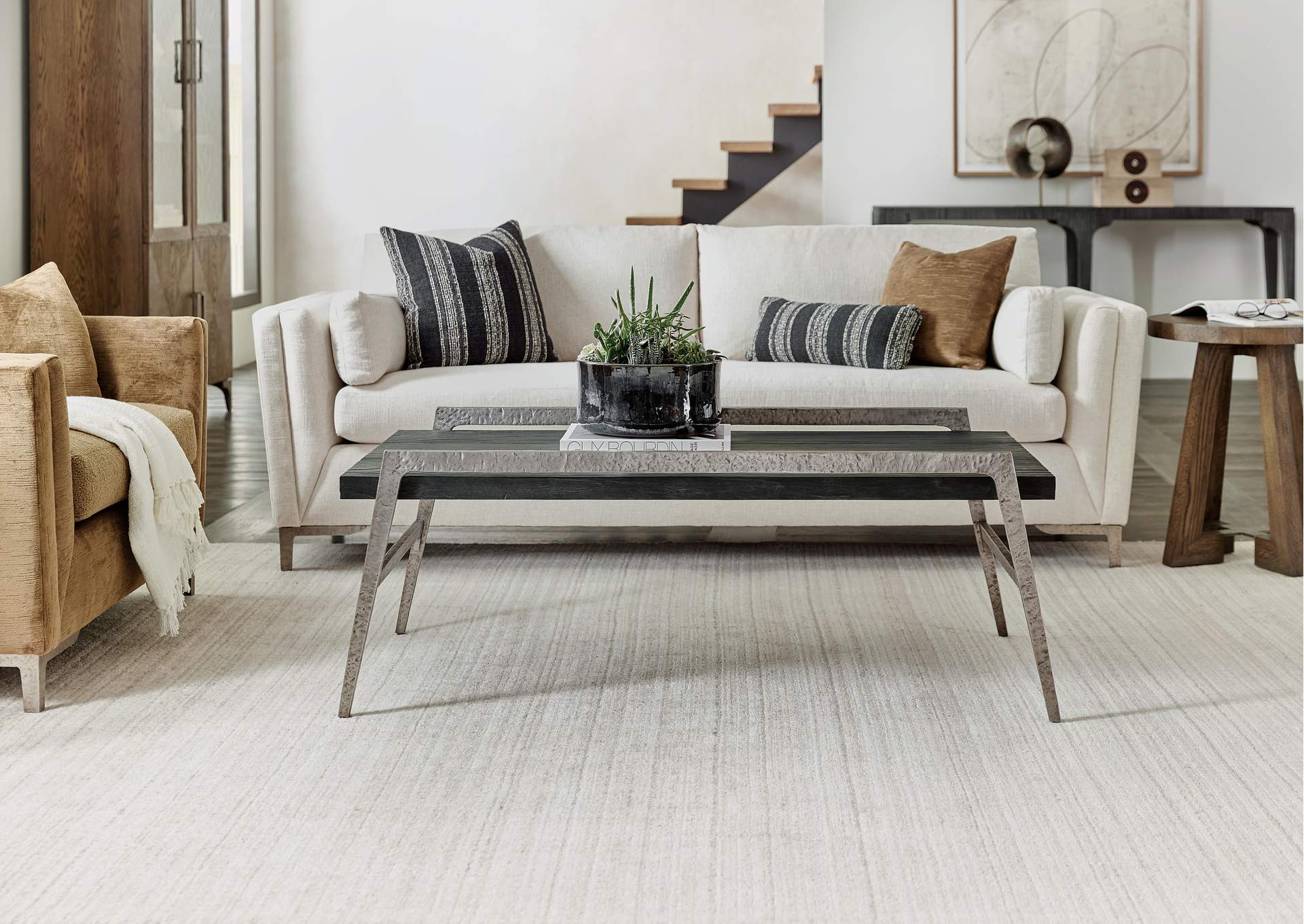 Chapman Shou Sugi Ban Rectangle Cocktail Table,Hooker Furniture