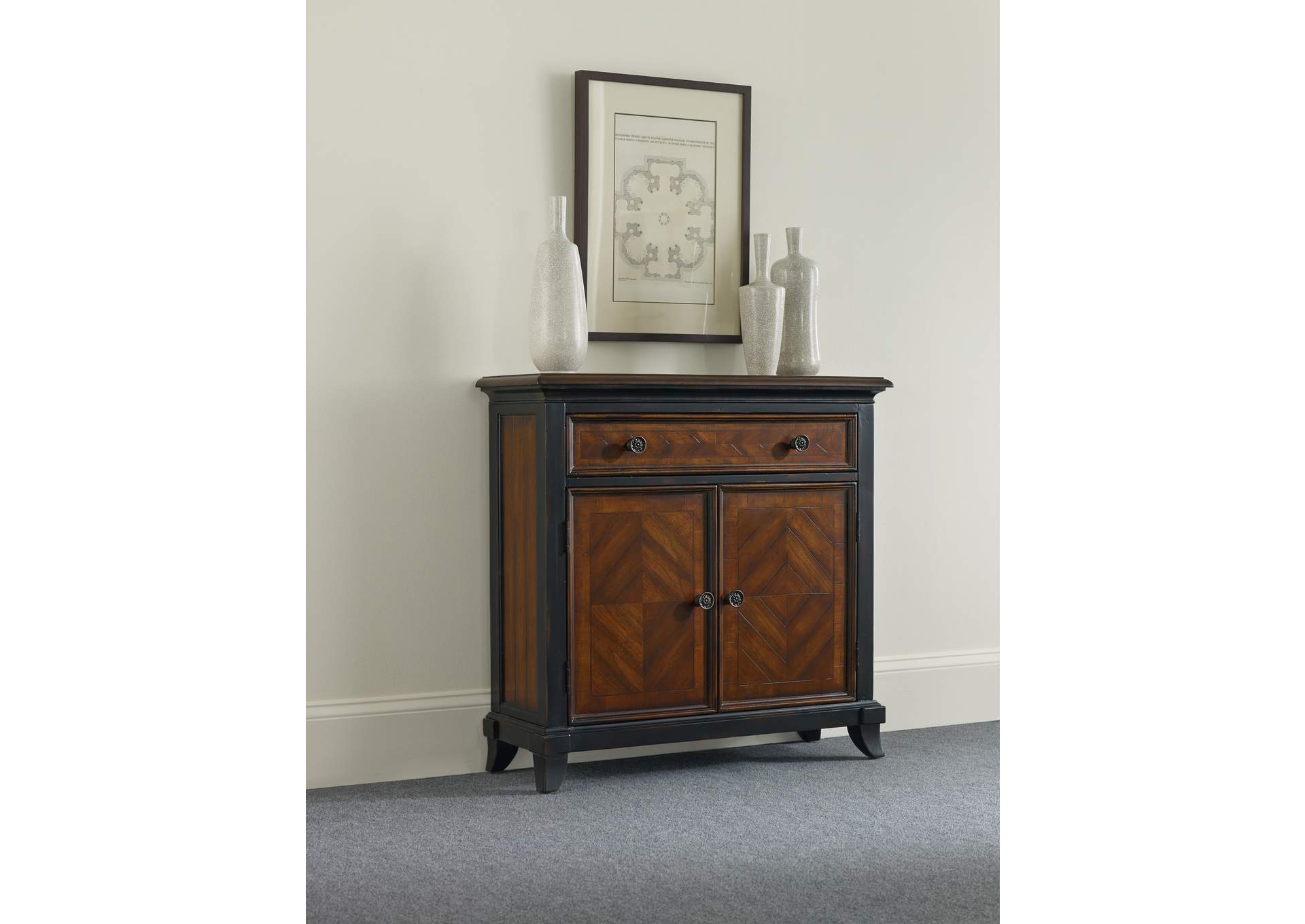 Wingate One-Drawer Two-Door Chest,Hooker Furniture