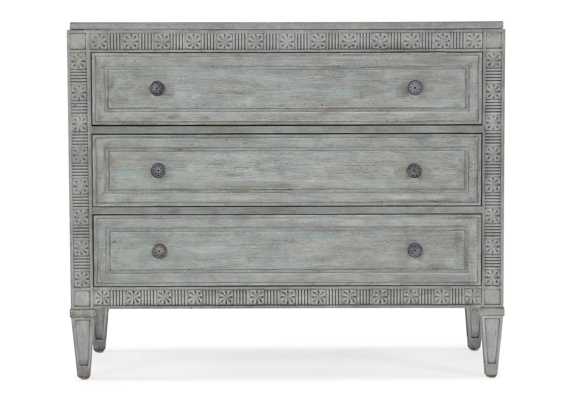 Charleston Three - Drawer Chest,Hooker Furniture