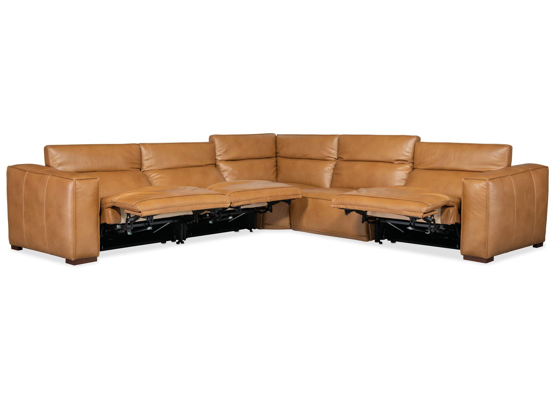 Fresco 5 Seat Sectional 4 - Pwr,Hooker Furniture