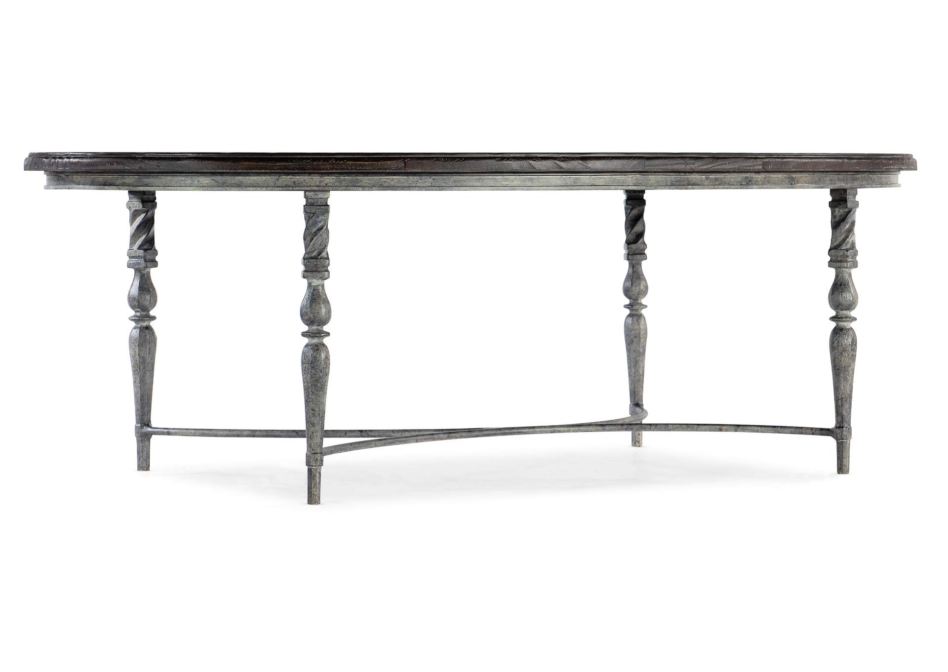 Traditions Oval Cocktail Table,Hooker Furniture