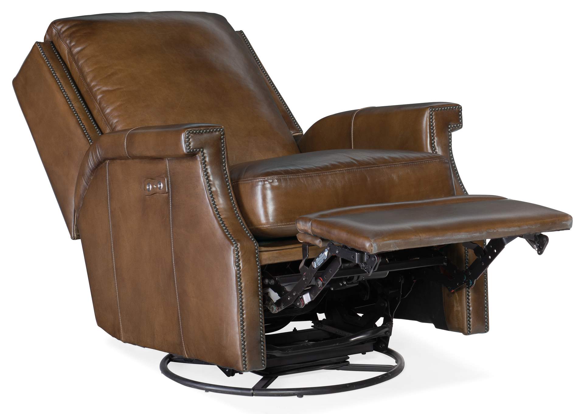 Collin Power Swivel Glider Recliner,Hooker Furniture