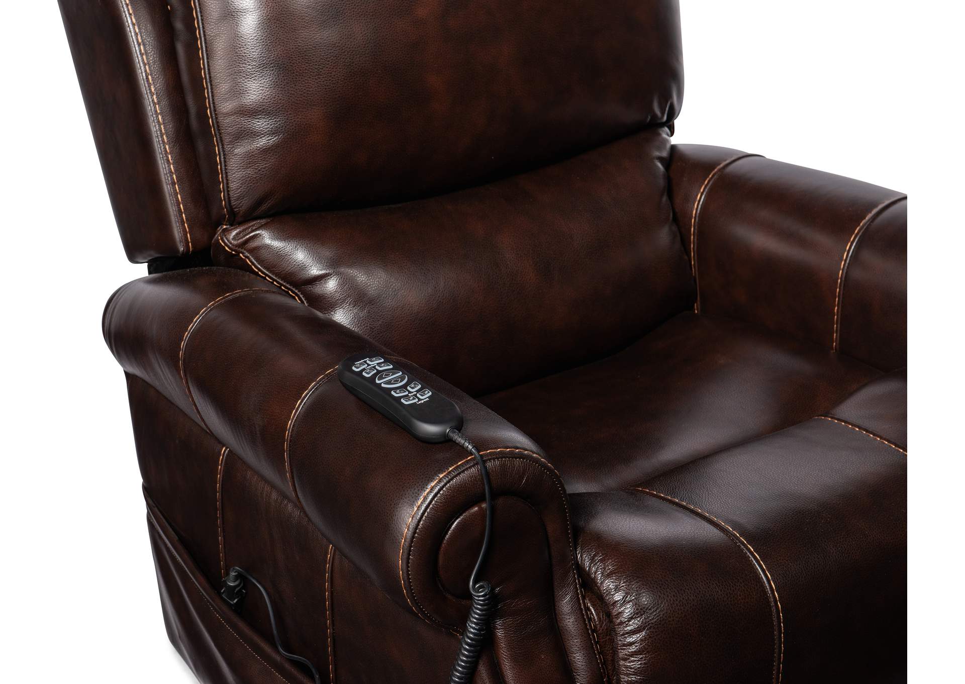 Eisley Power Recliner W - Ph,Lumbar,And Lift,Hooker Furniture