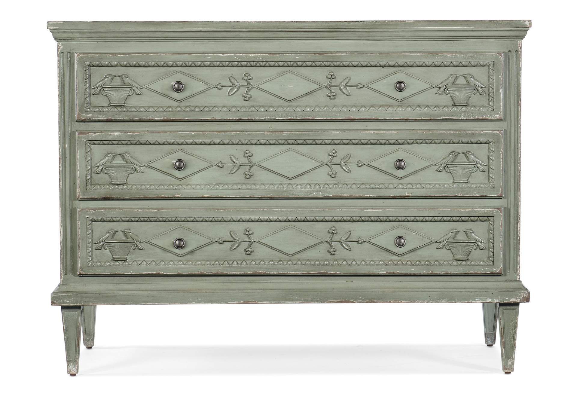 Charleston Three - Drawer Accent Chest,Hooker Furniture