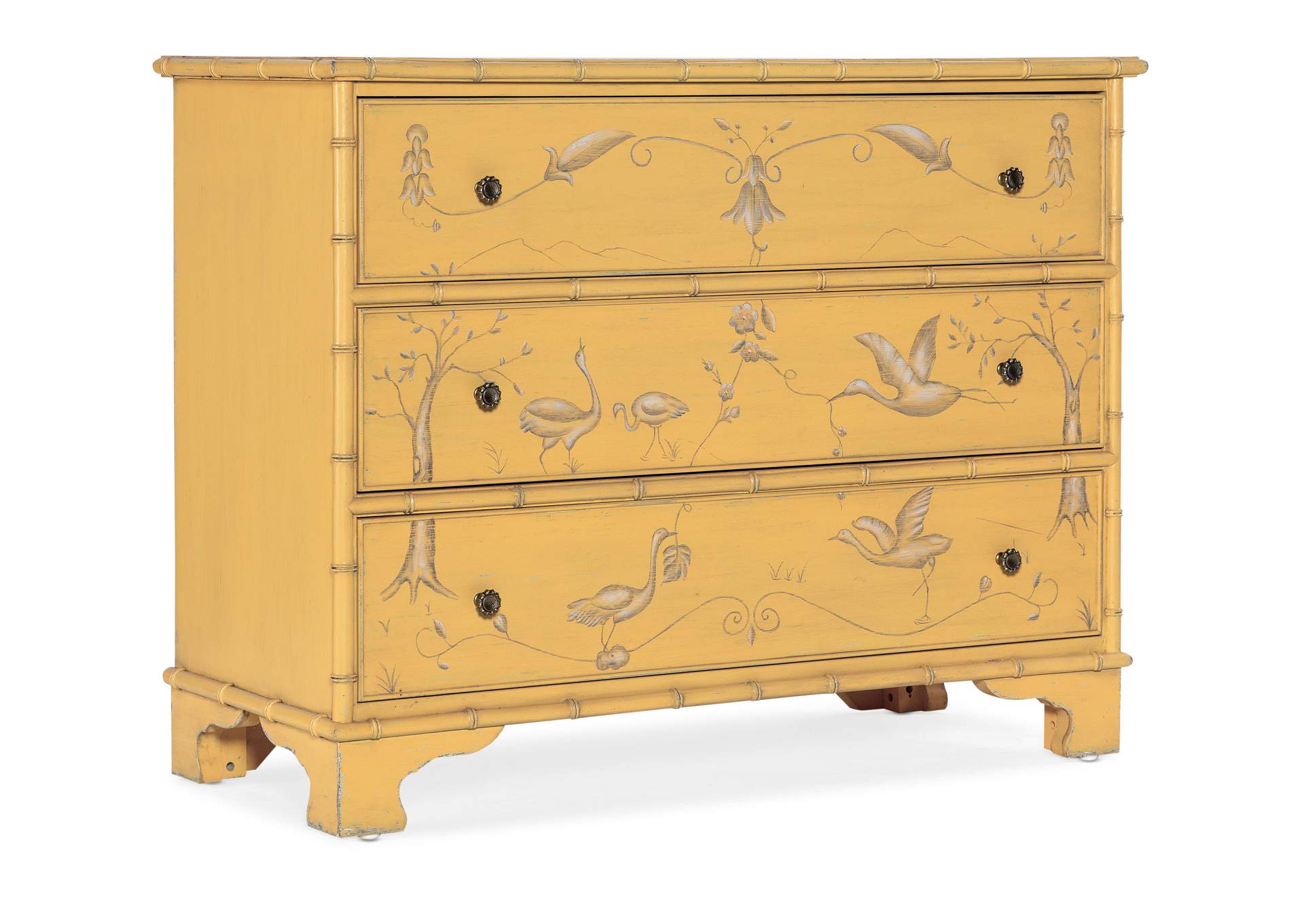 Charleston Three - Drawer Accent Chest,Hooker Furniture