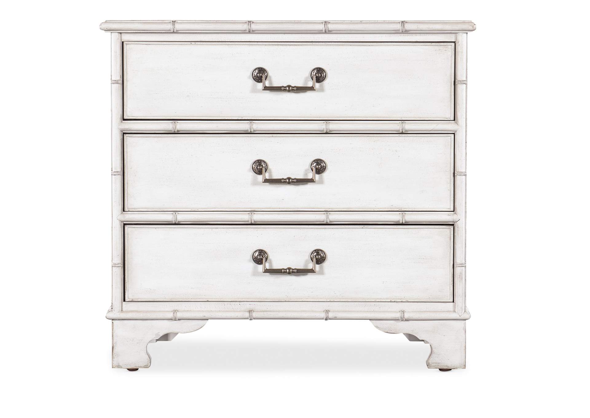 Charleston Three - Drawer Nightstand,Hooker Furniture