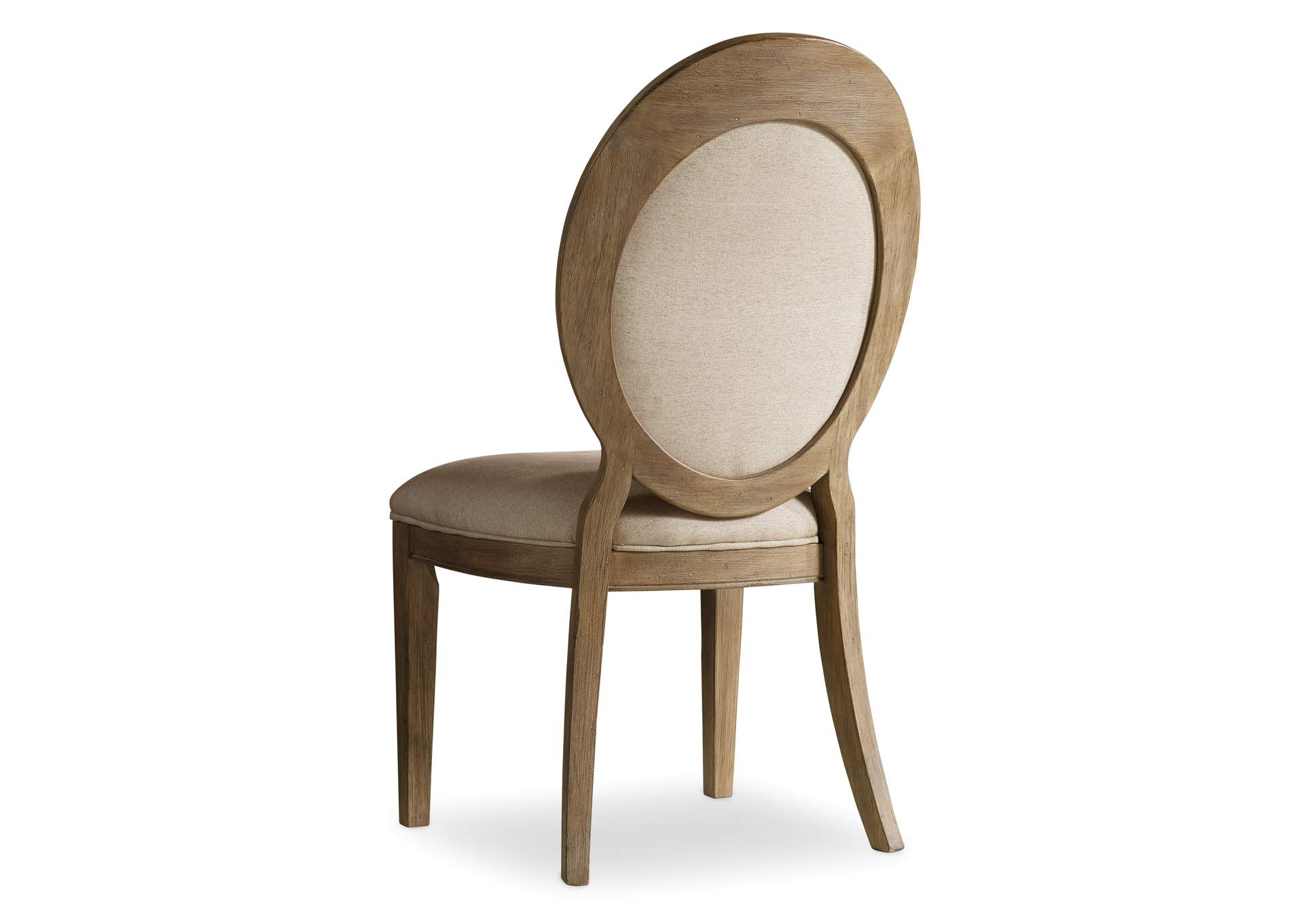 Corsica Oval Back Side Chair - 2 per carton/price ea,Hooker Furniture