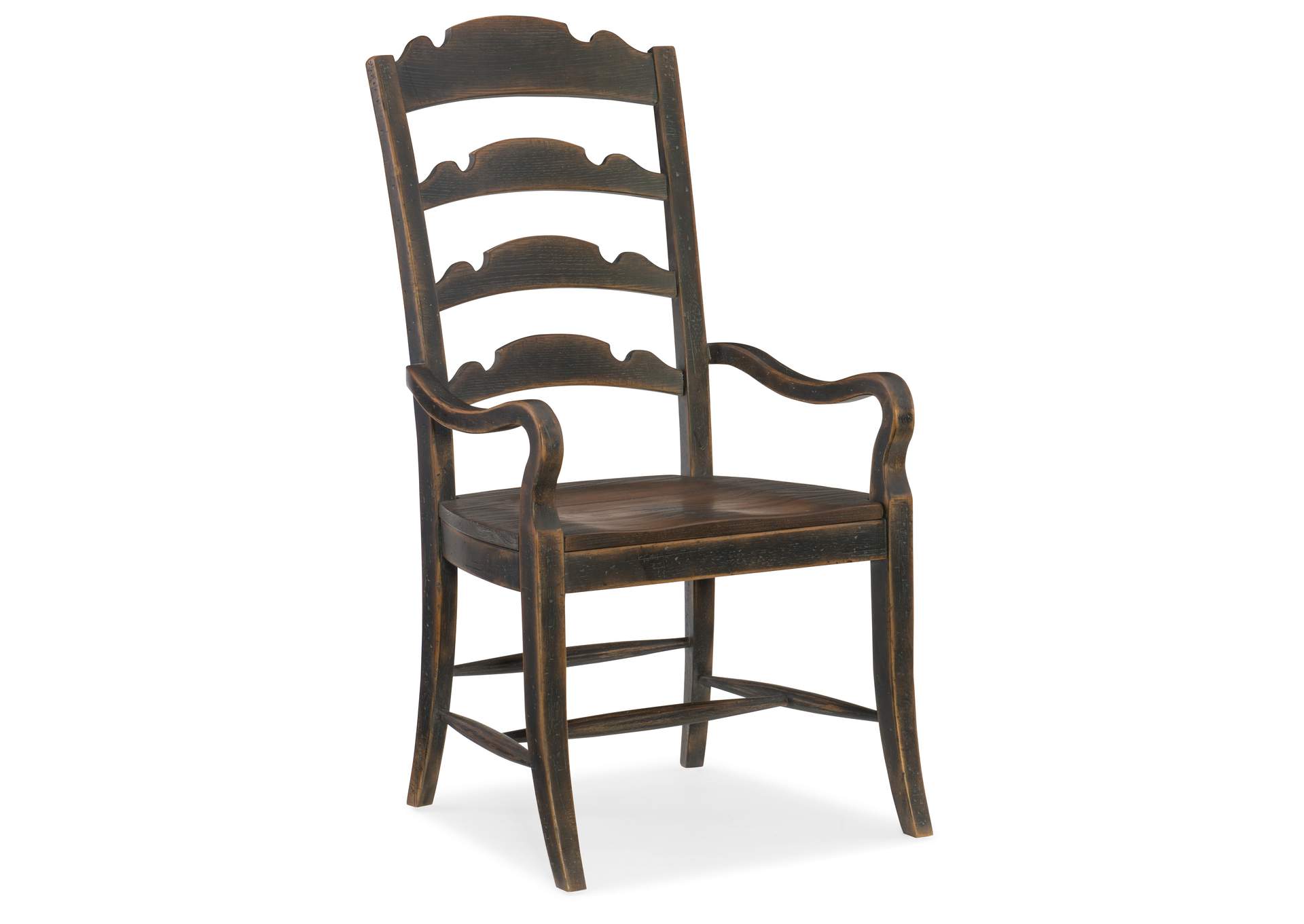 Hill Country Twin Sisters Ladderback Arm Chair - 2 Per Carton - Price Ea