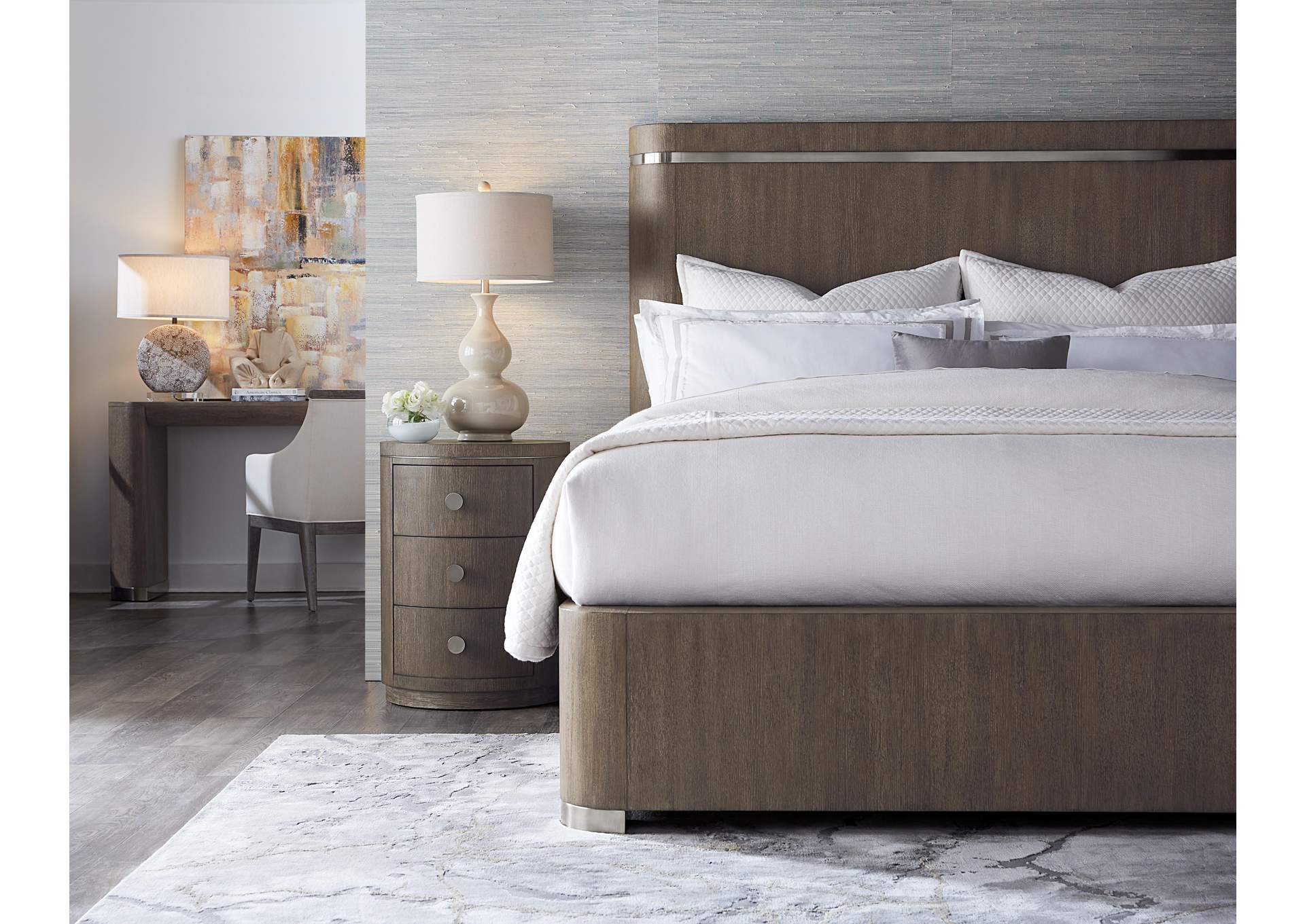 Modern Mood Queen Panel Bed,Hooker Furniture