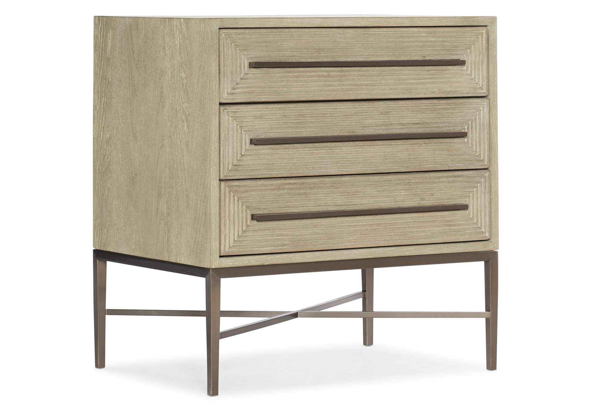 Cascade Three - Drawer Nightstand,Hooker Furniture