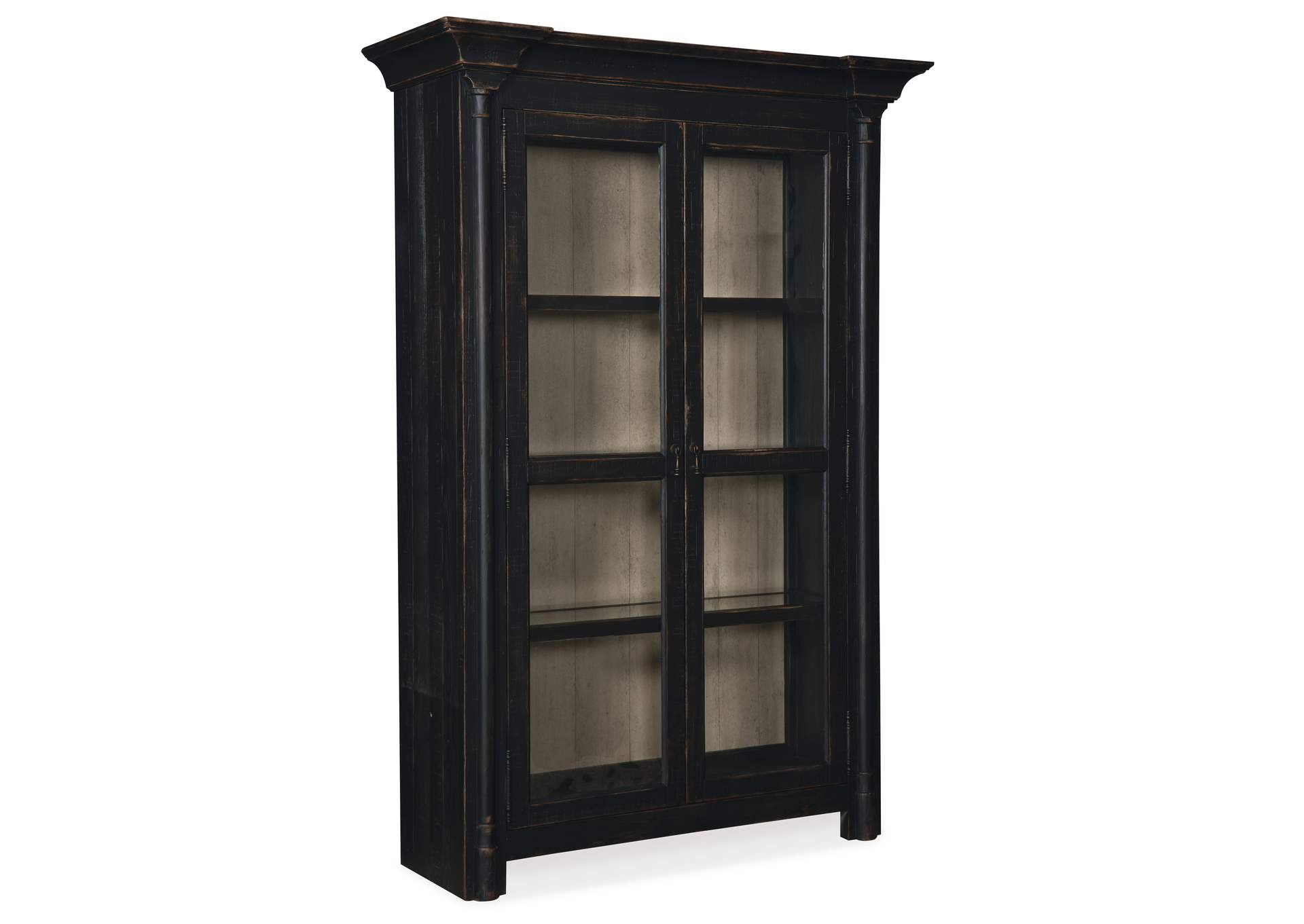 Ciao Bella Display Cabinet- Black,Hooker Furniture