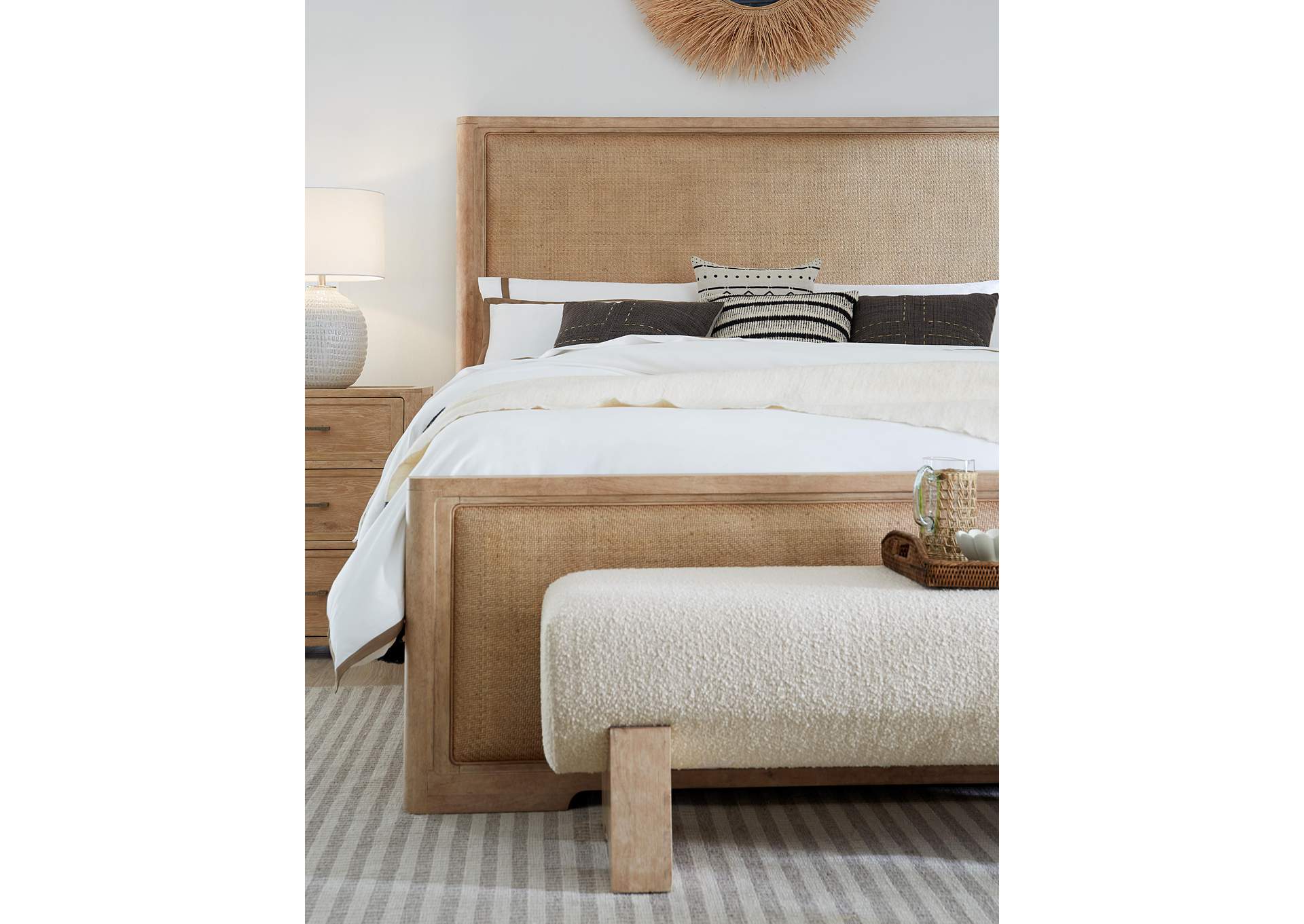 Retreat Bed Bench,Hooker Furniture