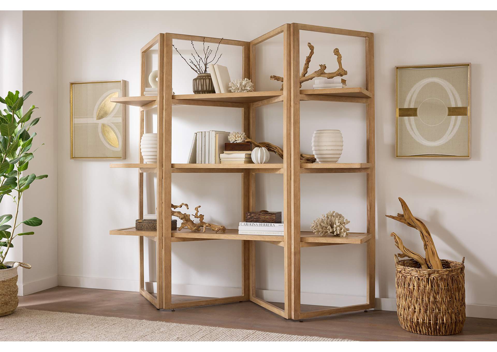 Retreat Folding Etagere,Hooker Furniture