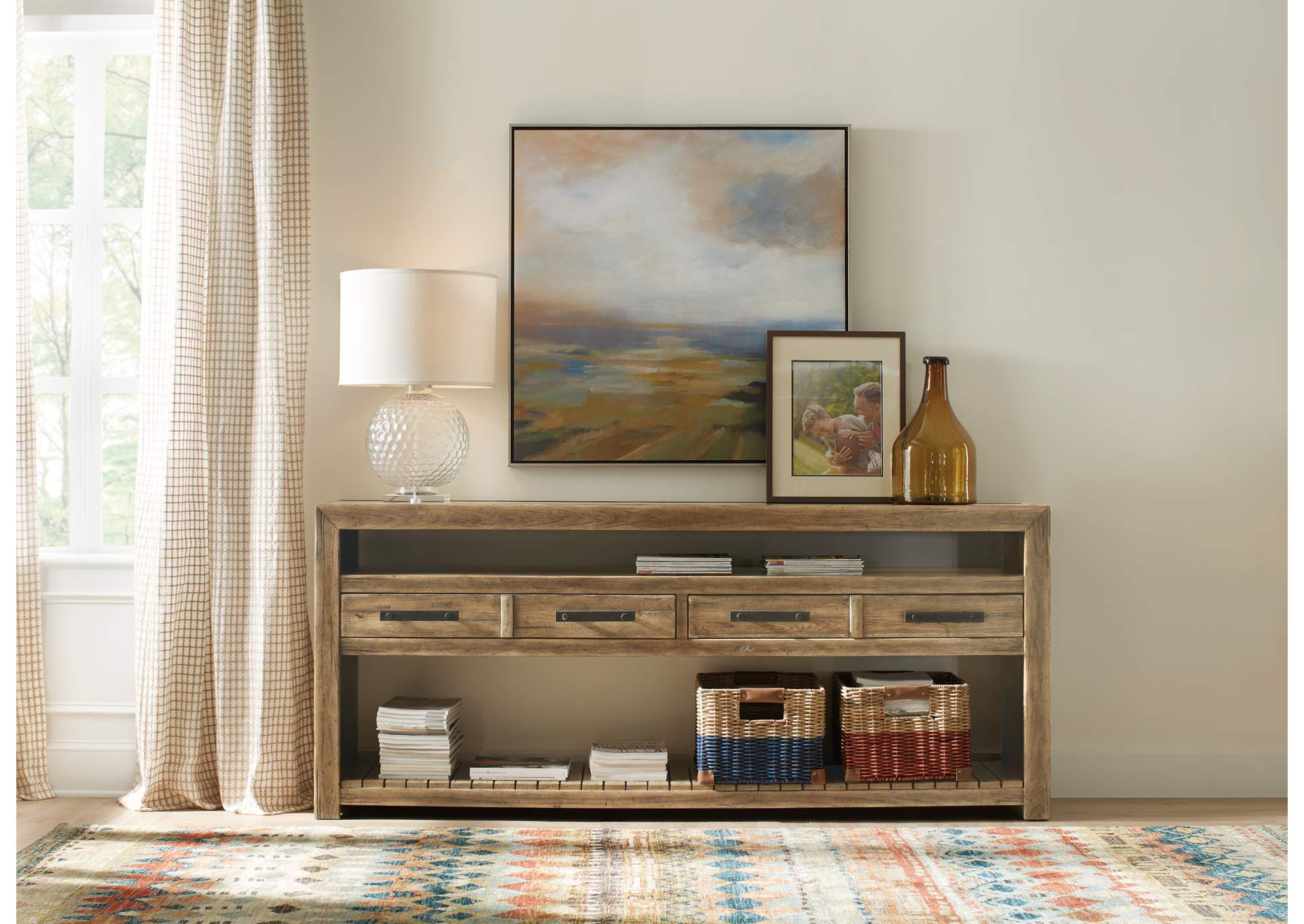 Roslyn County Console Table,Hooker Furniture