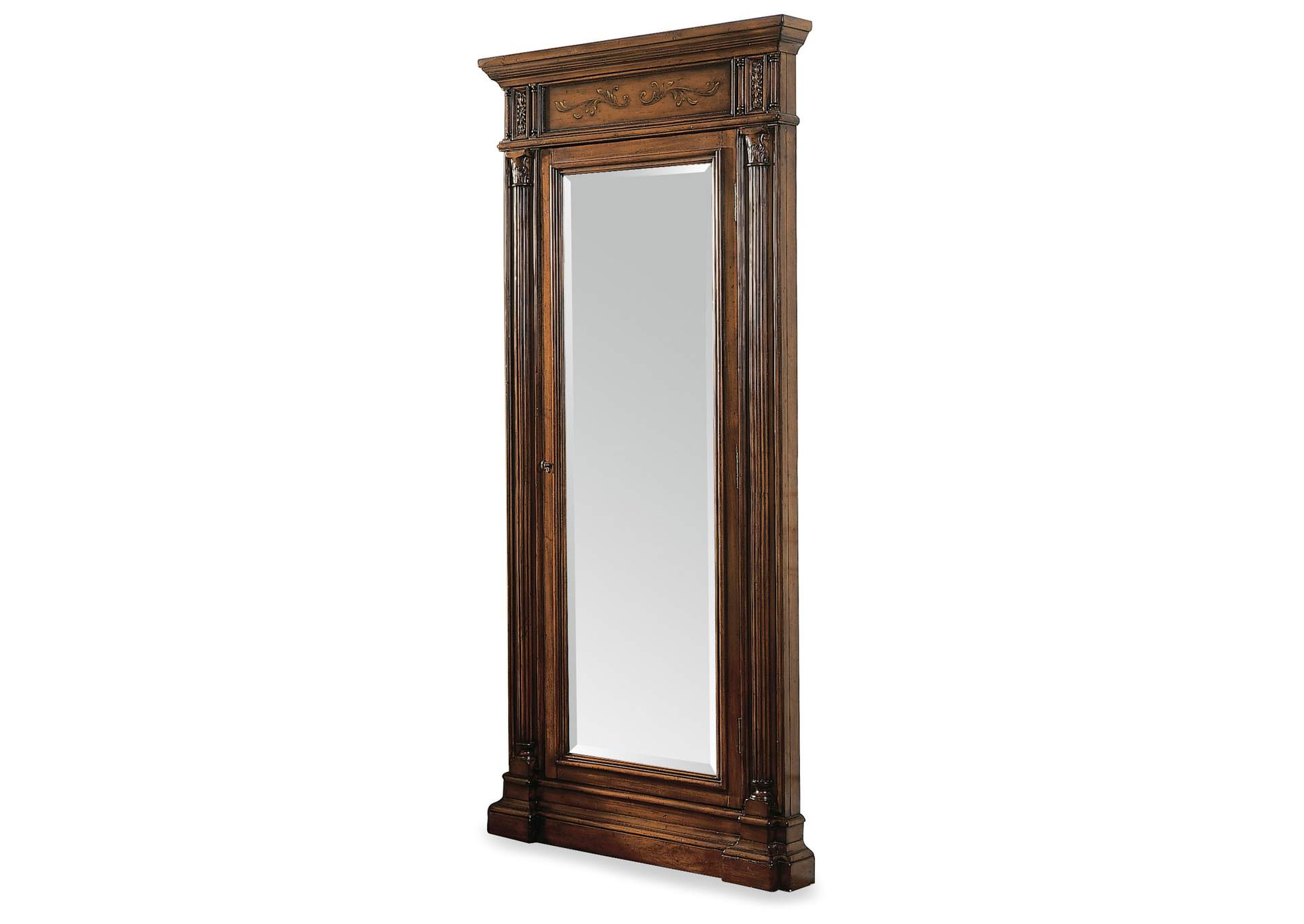 Floor Mirror w/Jewelry Armoire Storage,Hooker Furniture