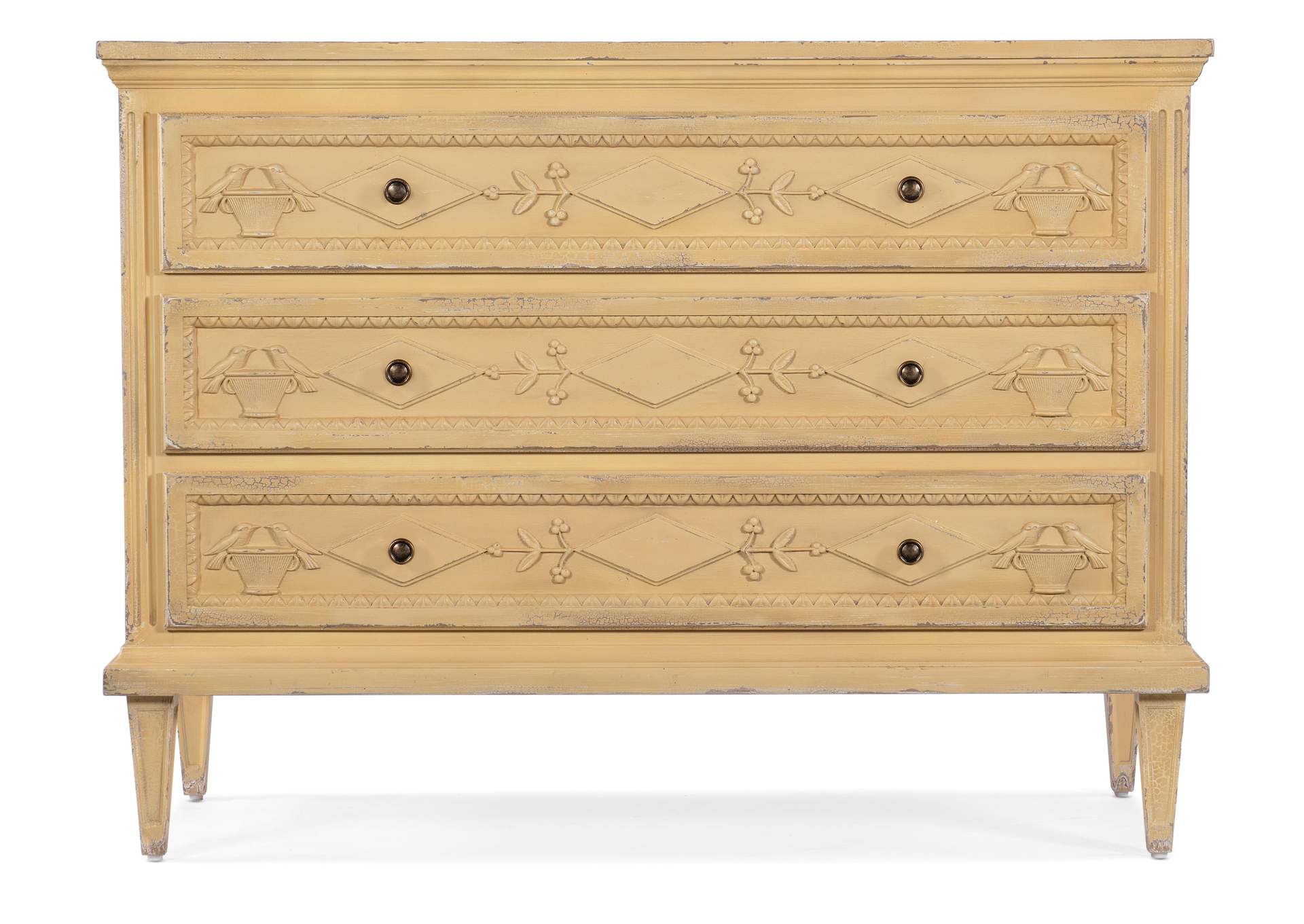 Charleston Three - Drawer Accent Chest,Hooker Furniture