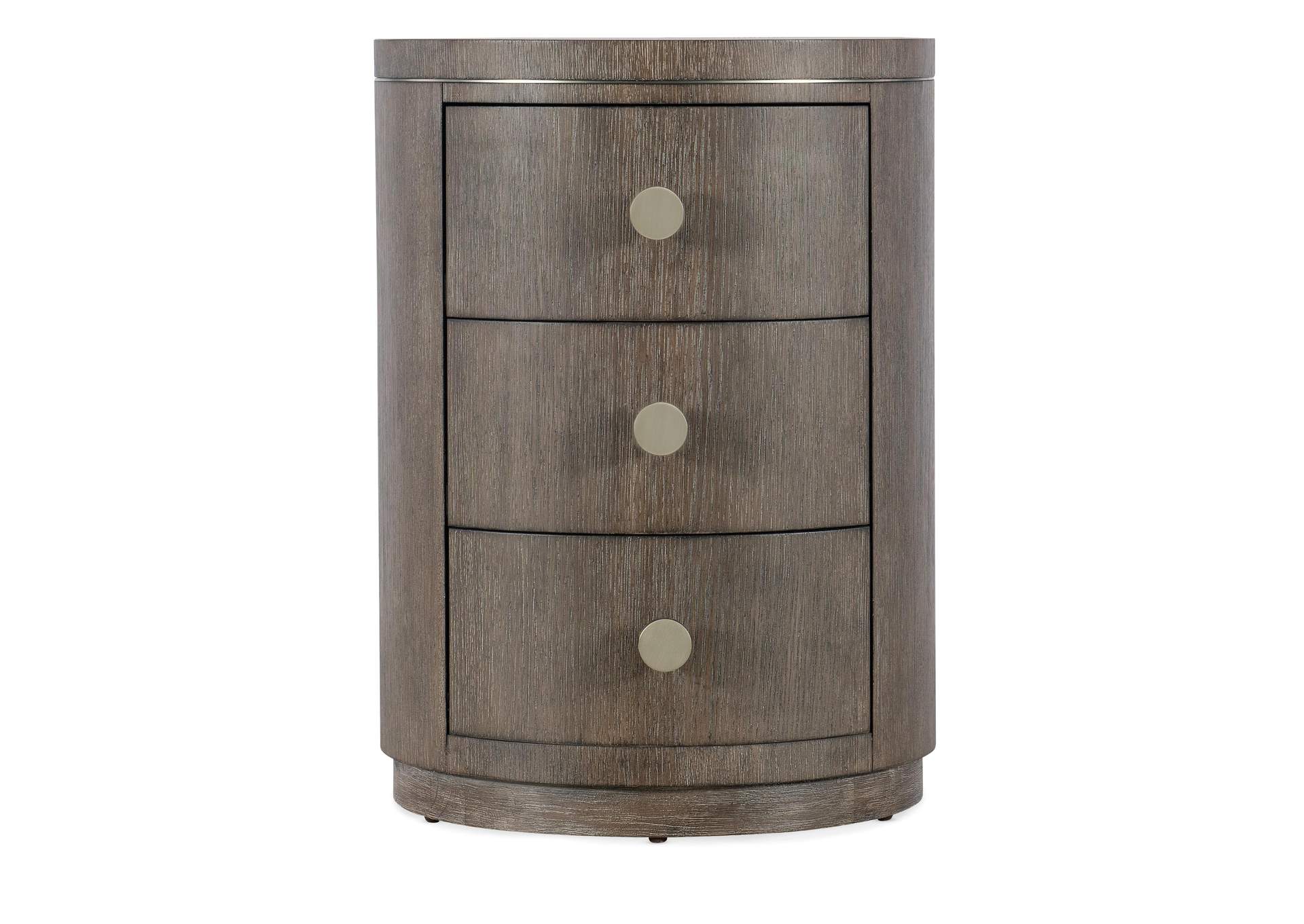 Modern Mood Round Nightstand,Hooker Furniture