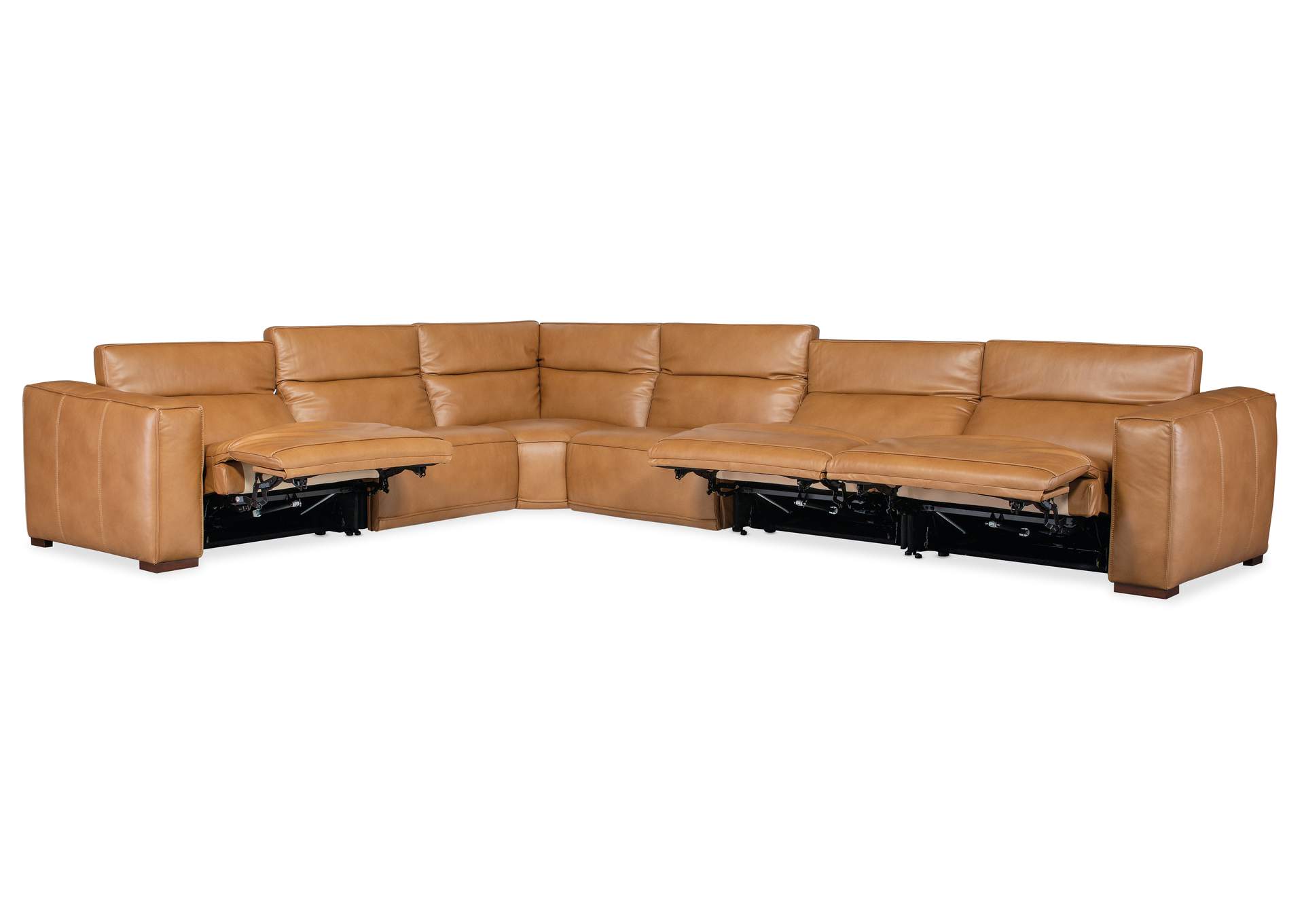 Fresco 6 Seat Sectional 3 - Pwr,Hooker Furniture