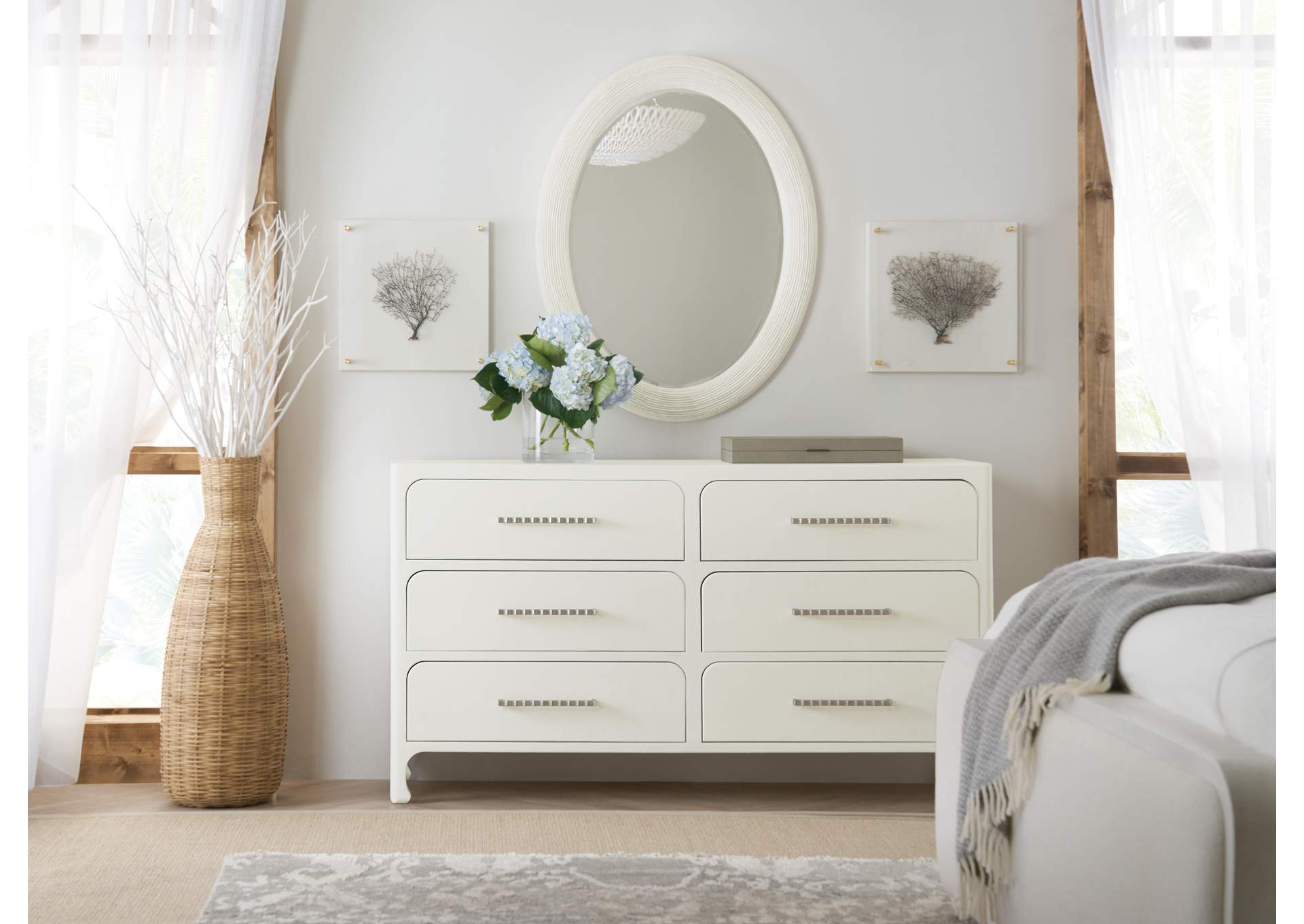 Serenity Amelia Oval Mirror,Hooker Furniture