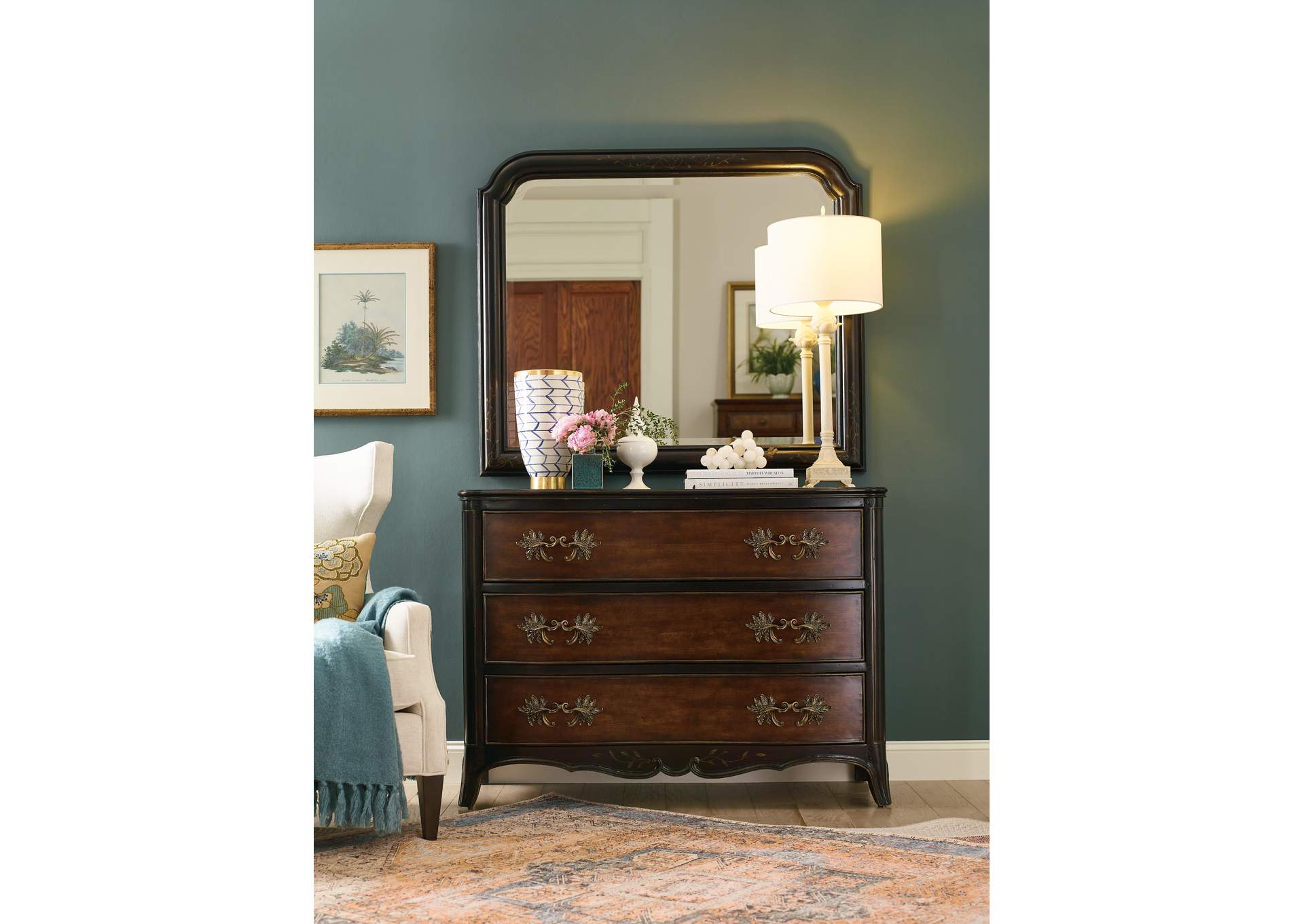 Charleston Three - Drawer Accent Chest,Hooker Furniture