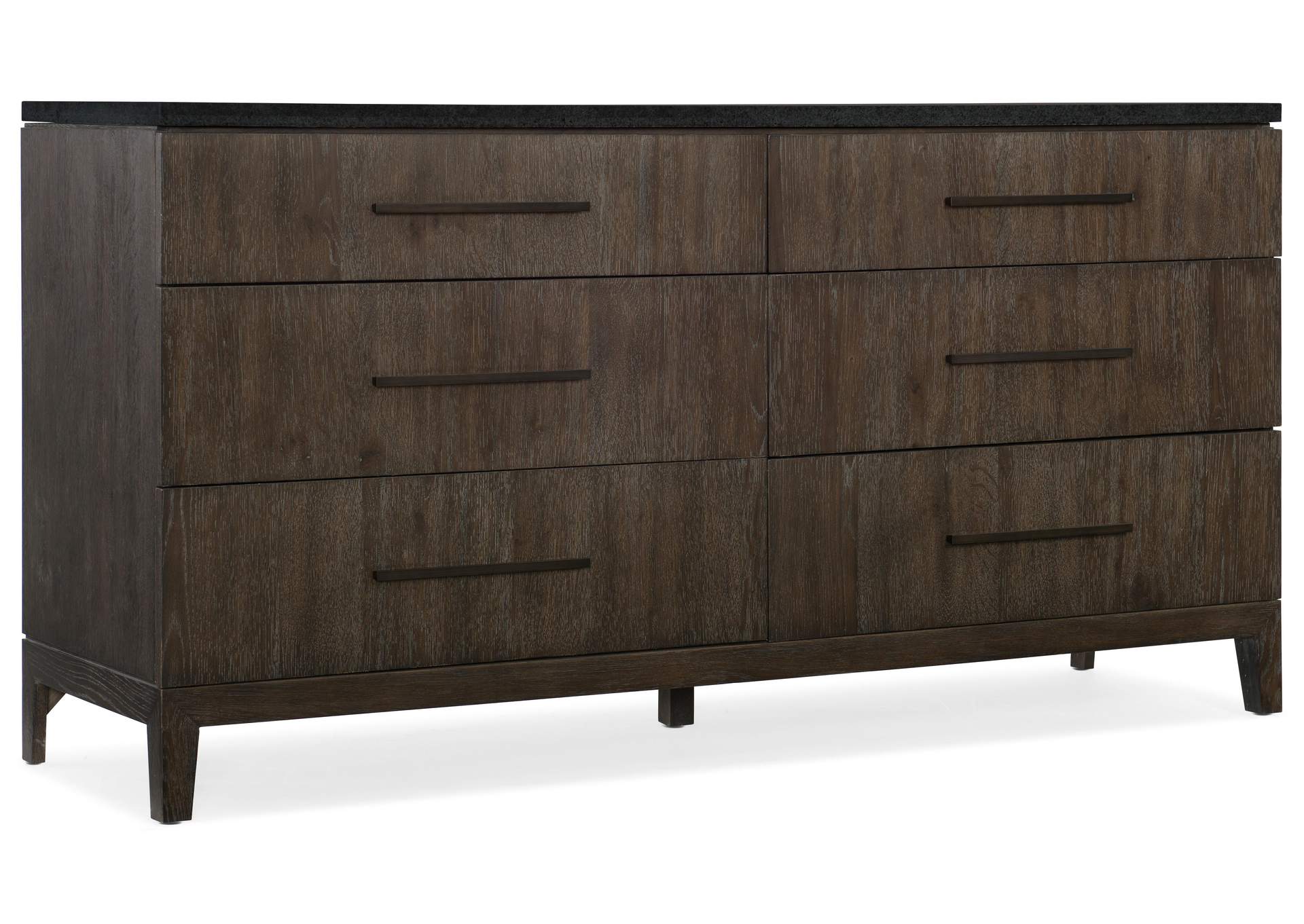 Miramar Aventura Raphael Six - Drawer Stone Top Dresser,Hooker Furniture