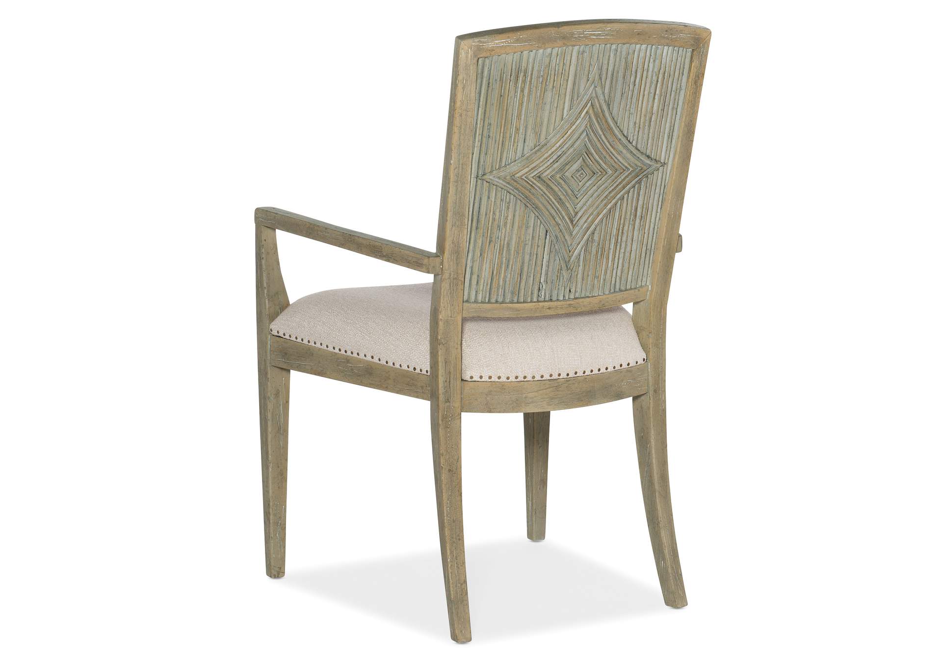 Surfrider Carved Back Arm Chair - 2 Per Ctn - Price Ea,Hooker Furniture