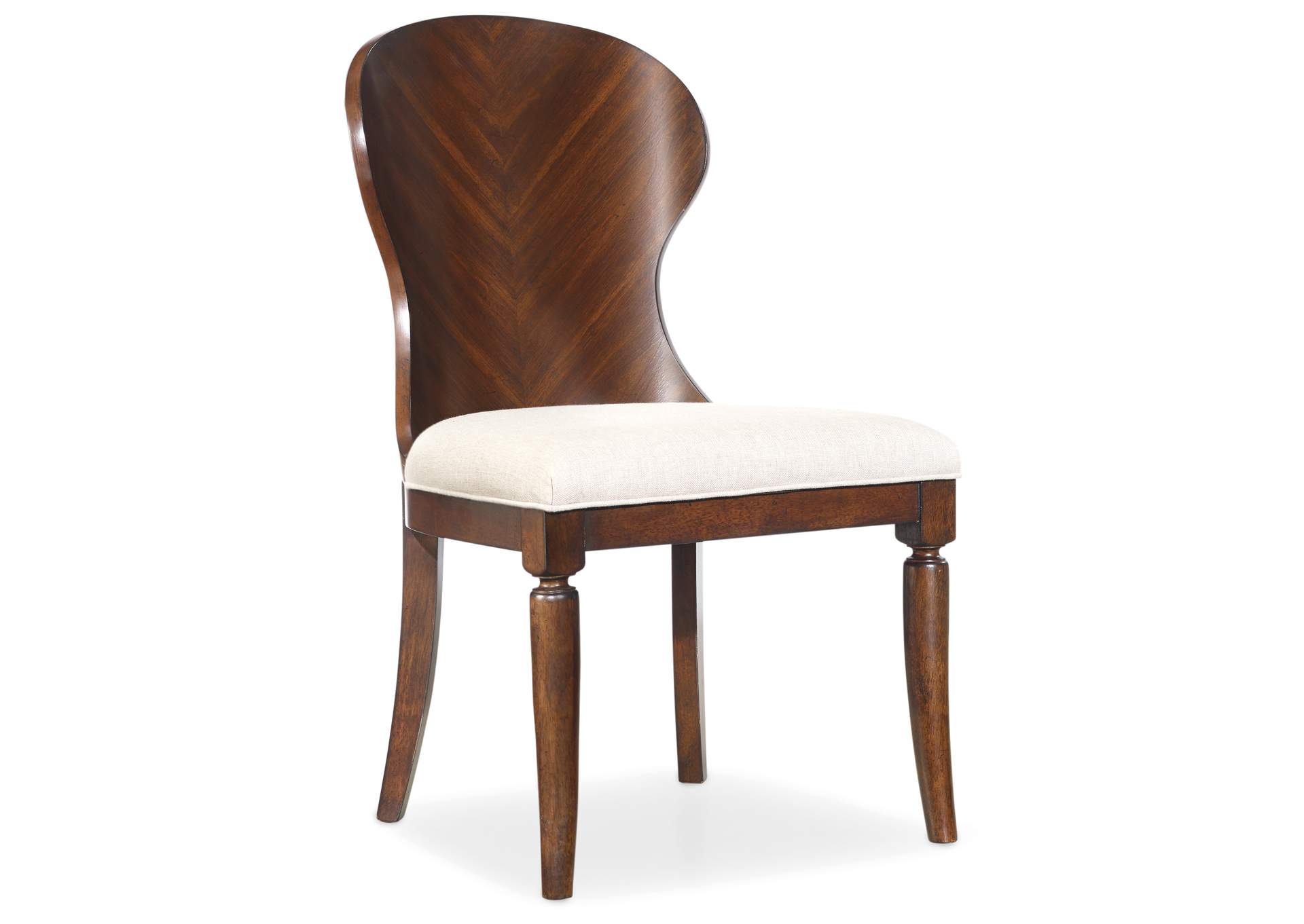 Palisade Wood Back Side Chair - 2 per carton/price ea,Hooker Furniture