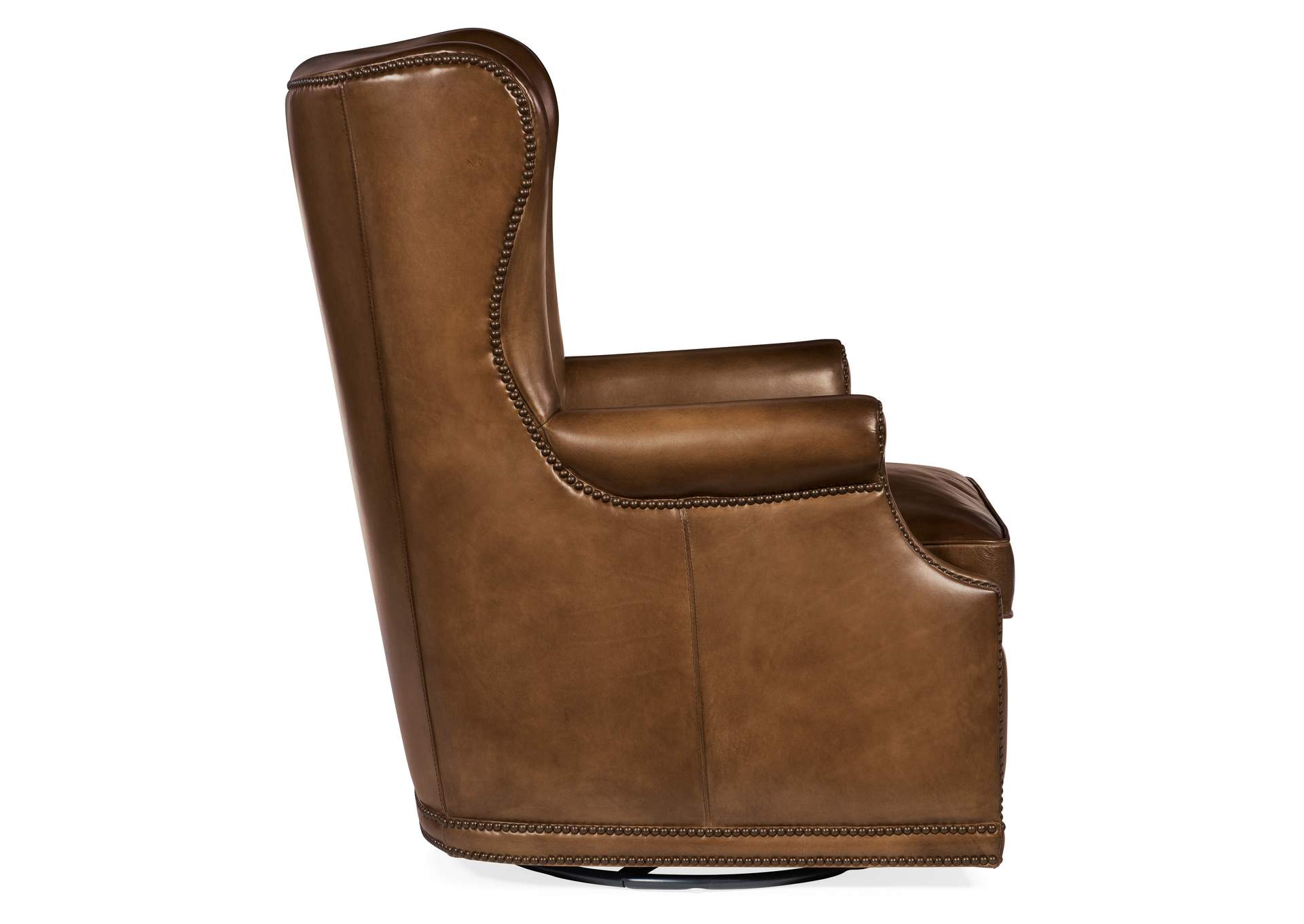 Maya Wing Swivel Club Chair,Hooker Furniture