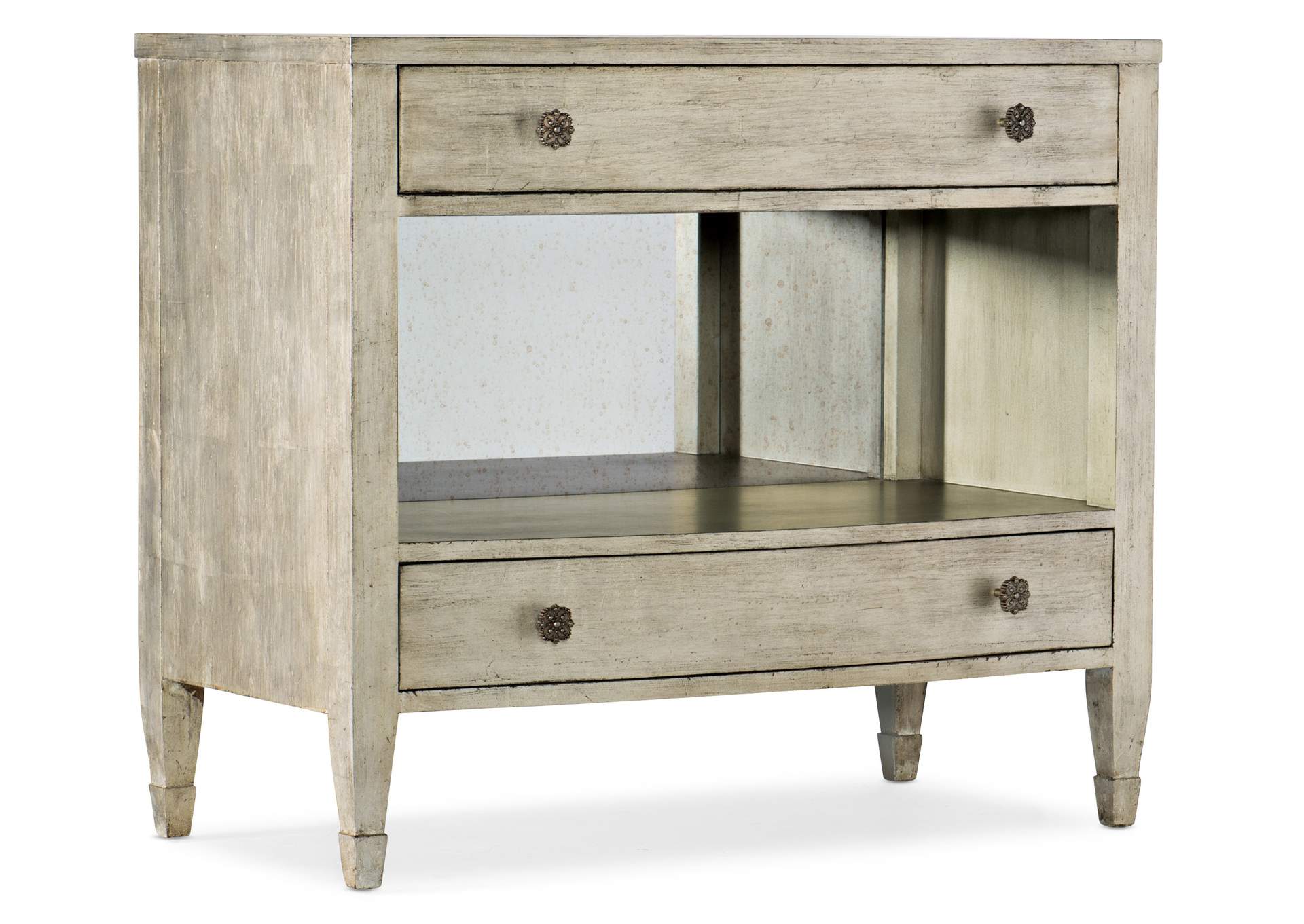 Sanctuary Gemme Two Drawer Nightstand,Hooker Furniture