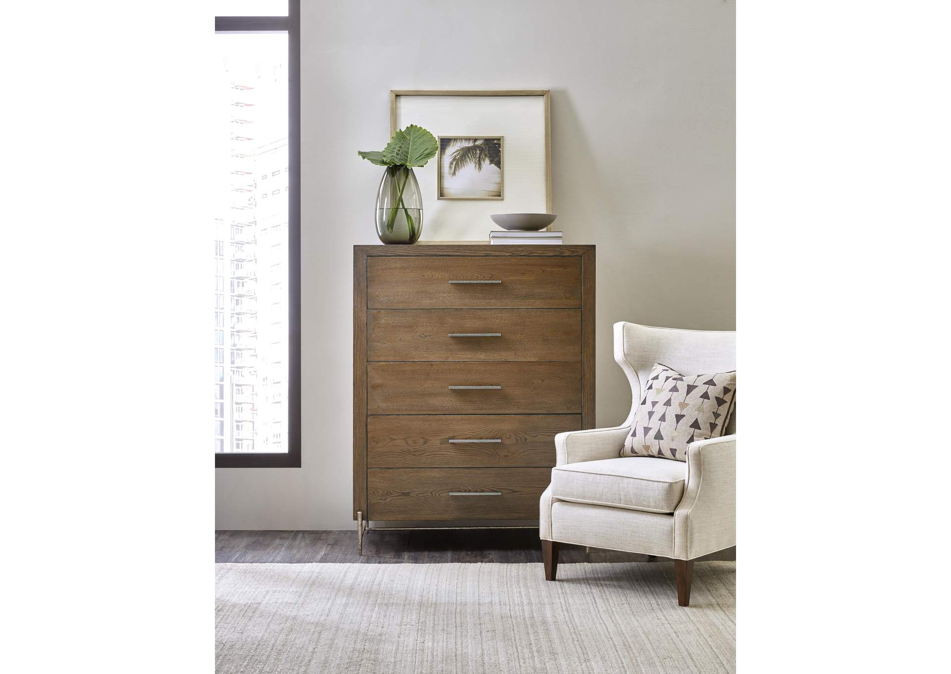 Chapman Five - Drawer Chest,Hooker Furniture