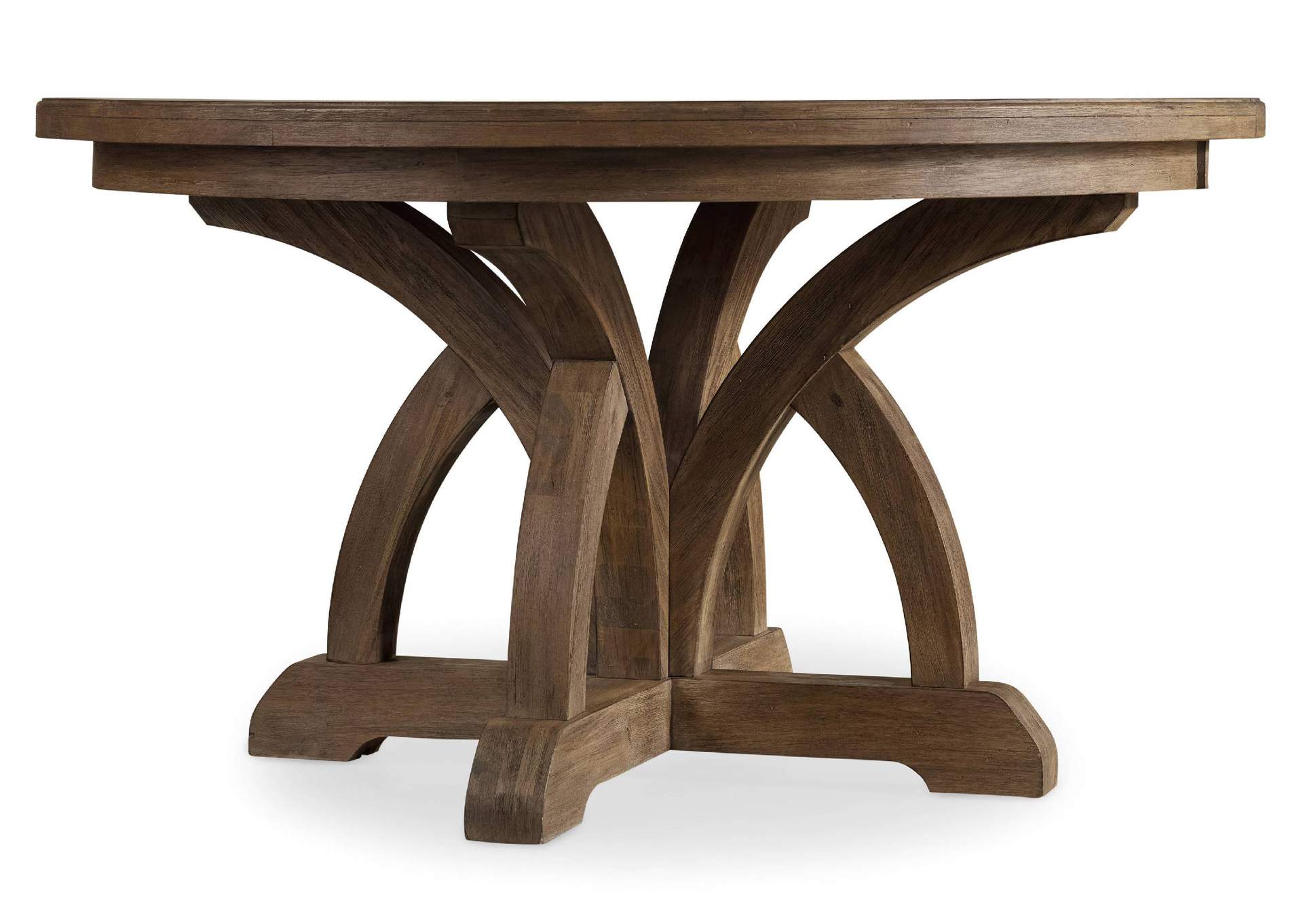 Corsica Round Dining Table w/1-18in Leaf,Hooker Furniture