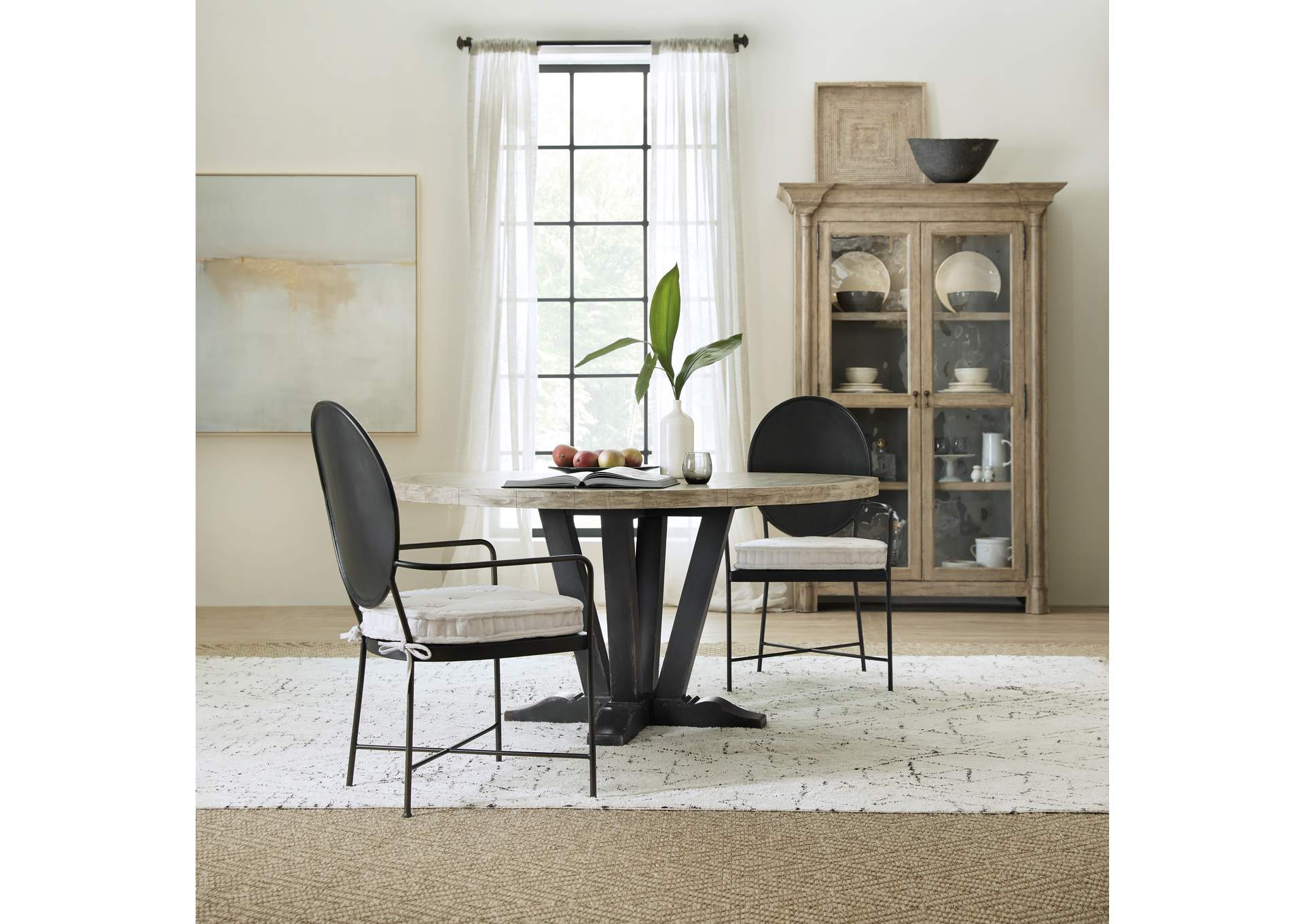 Ciao Bella 60in Round Dining Table,Hooker Furniture